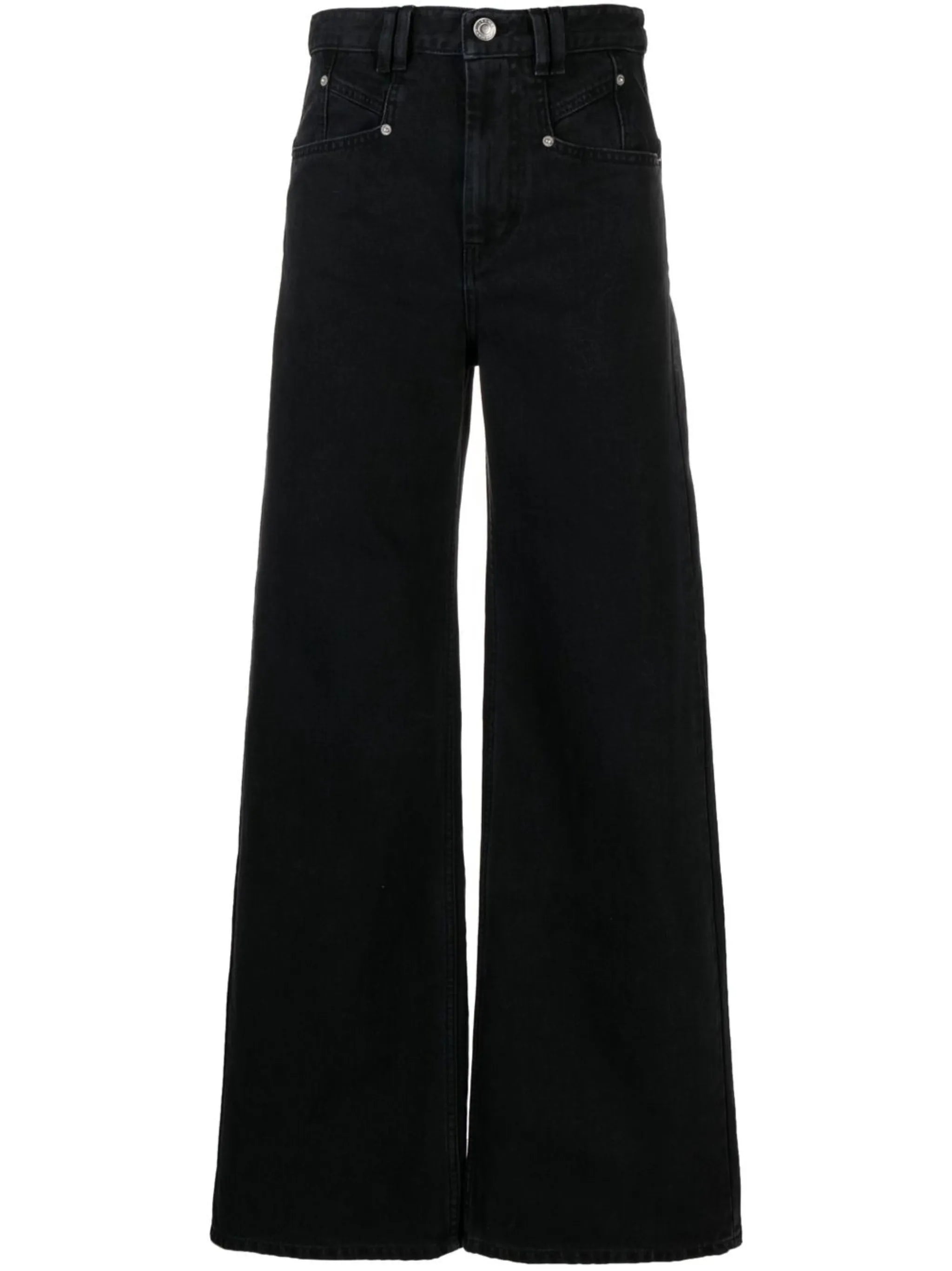 Lemony wide-leg jeans