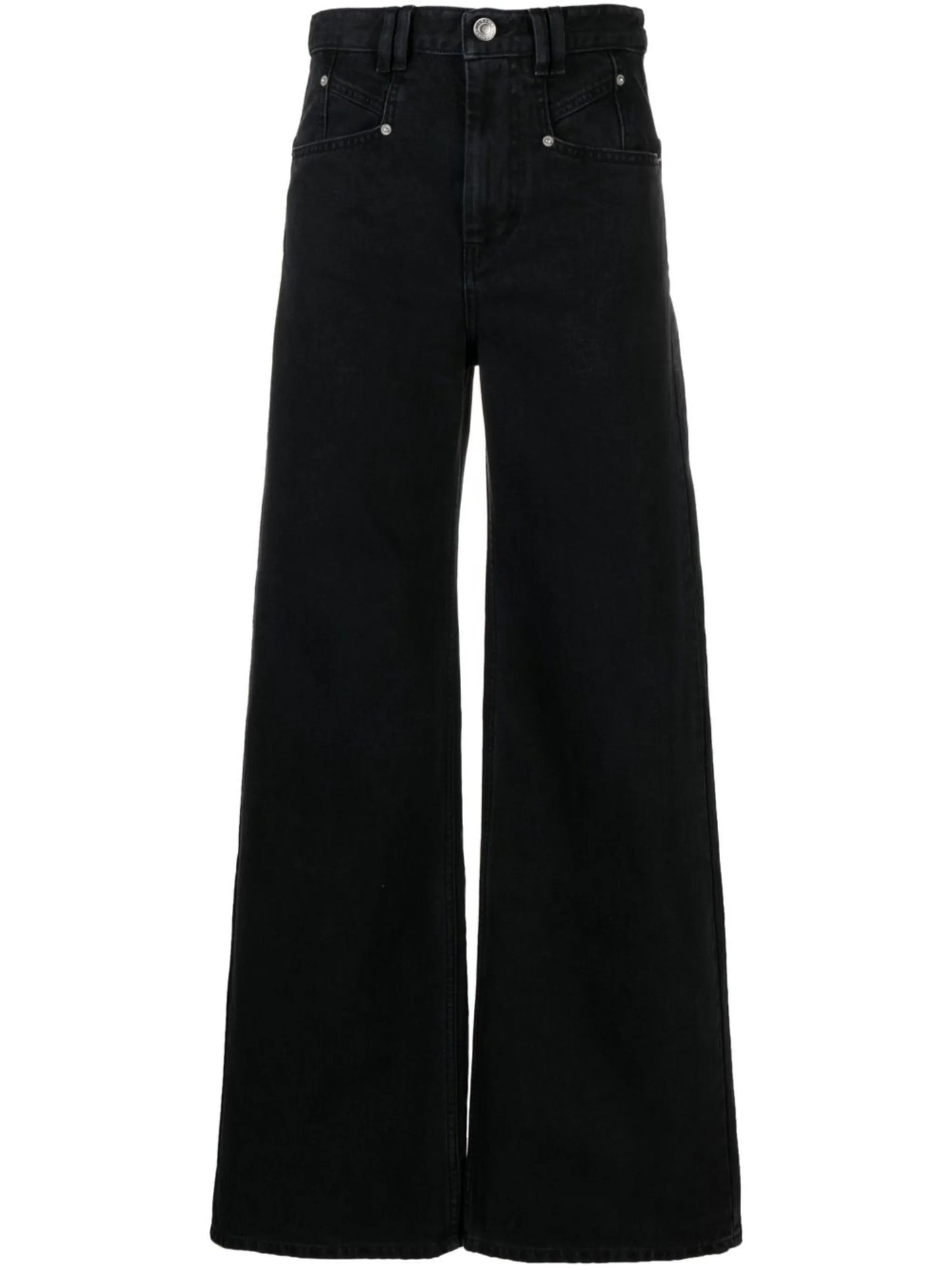 Lemony wide-leg jeans