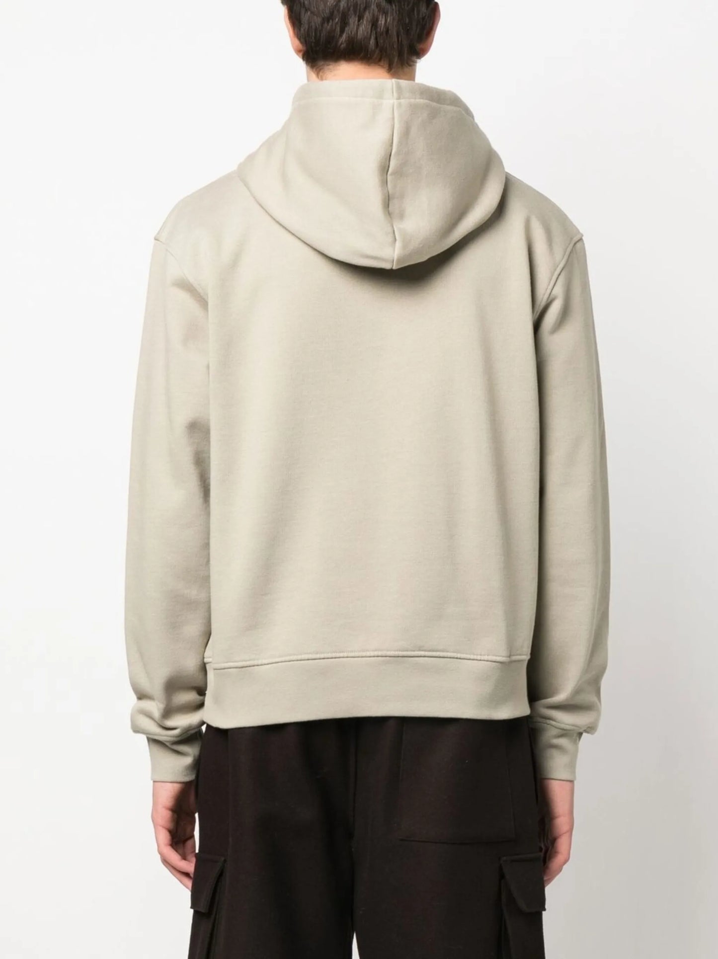 embroidered logo hoodie