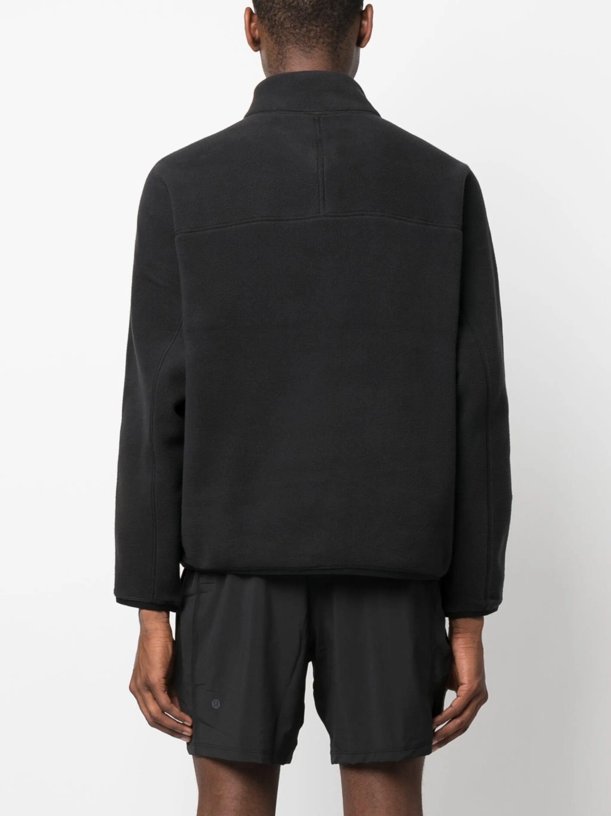 half-zip polar fleece top