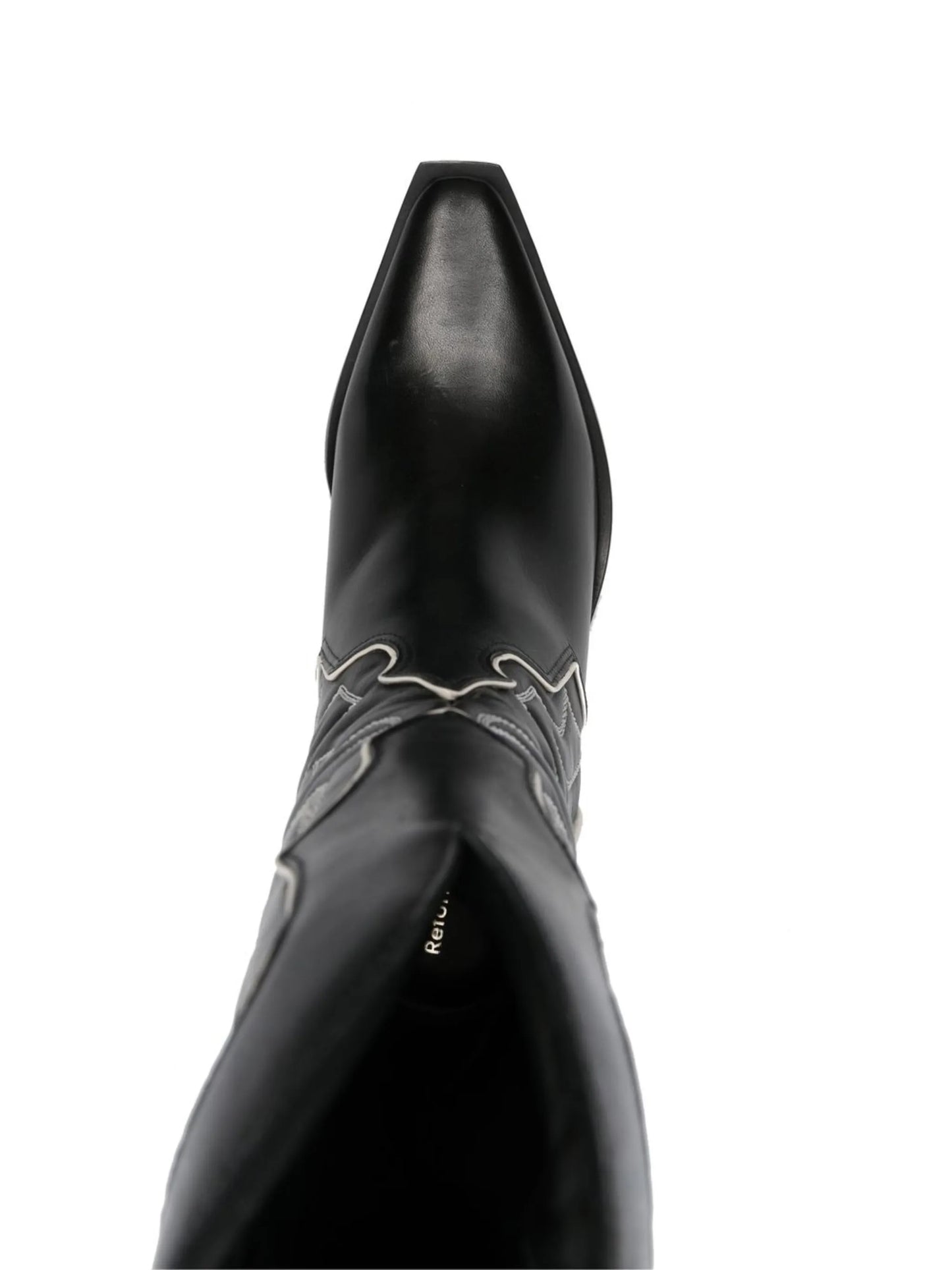 Olive 60mm leather boots