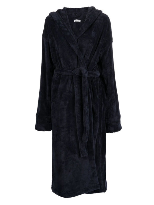 House logo-embroidered robe