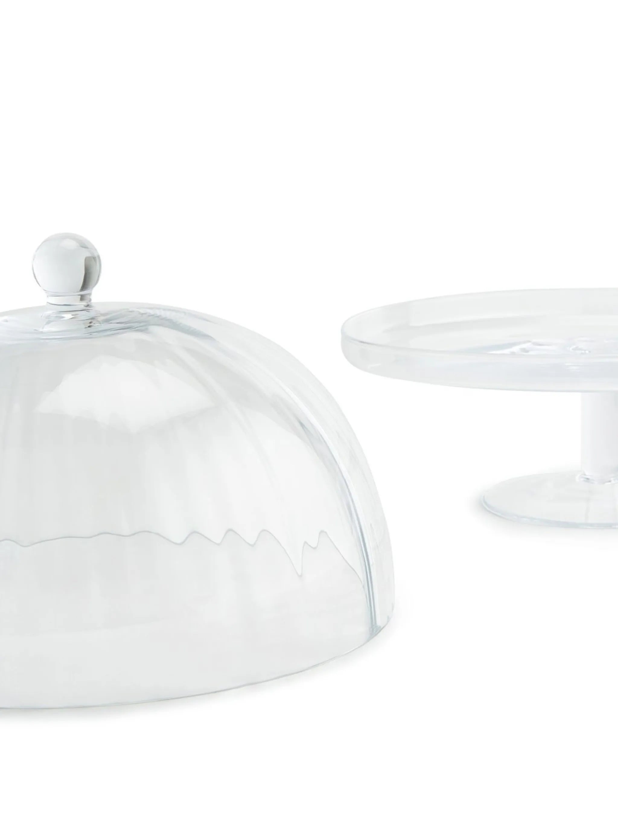 Pembroke clear cake stand