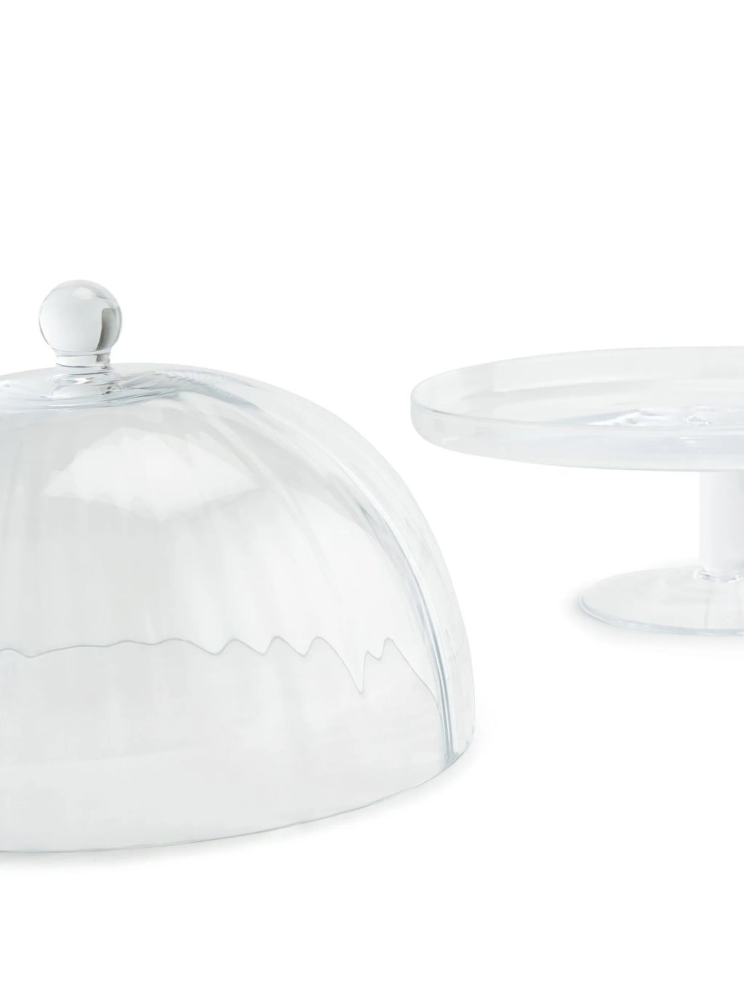 Pembroke clear cake stand