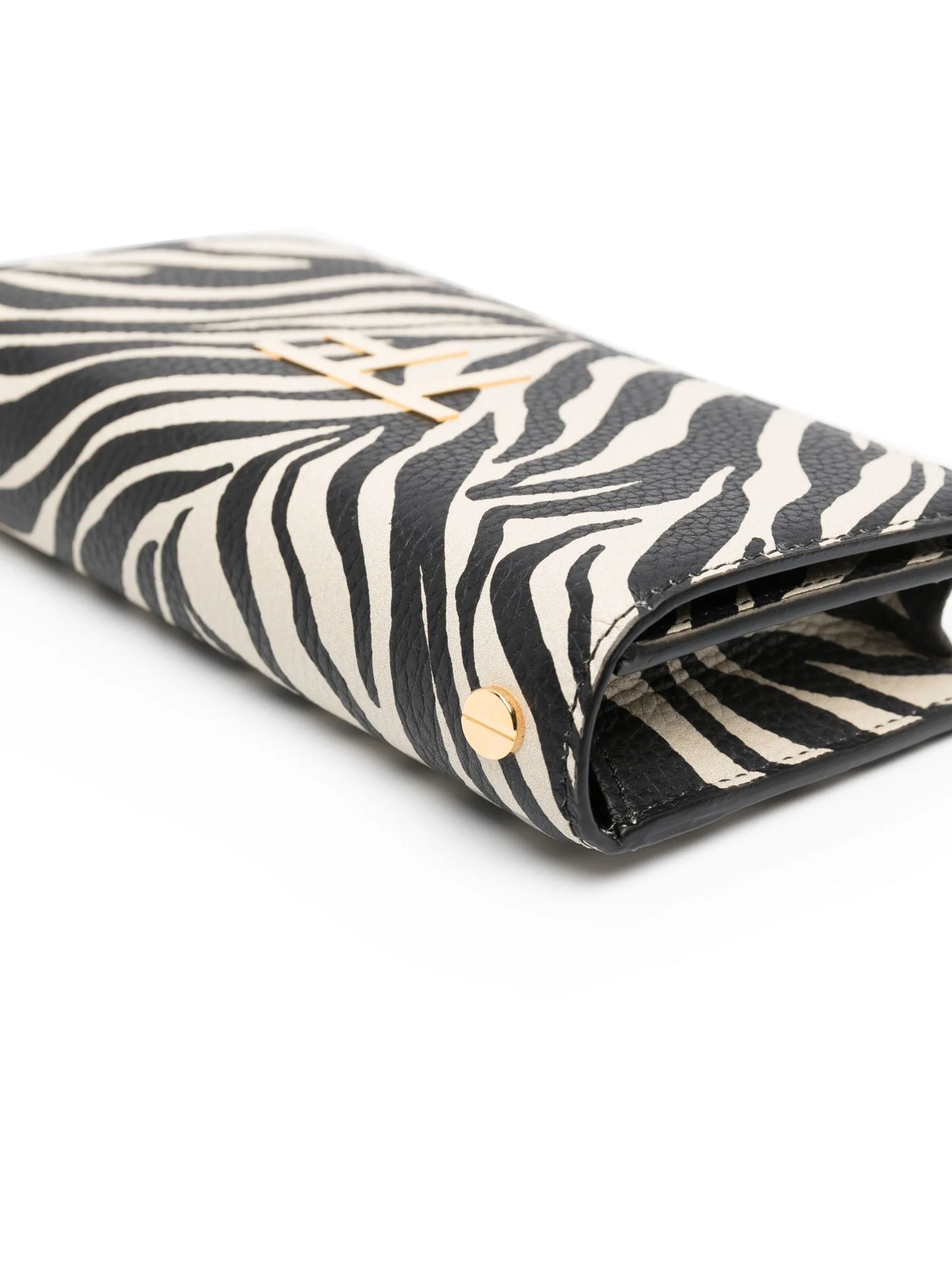 animal-print logo-plaque shoulder bag