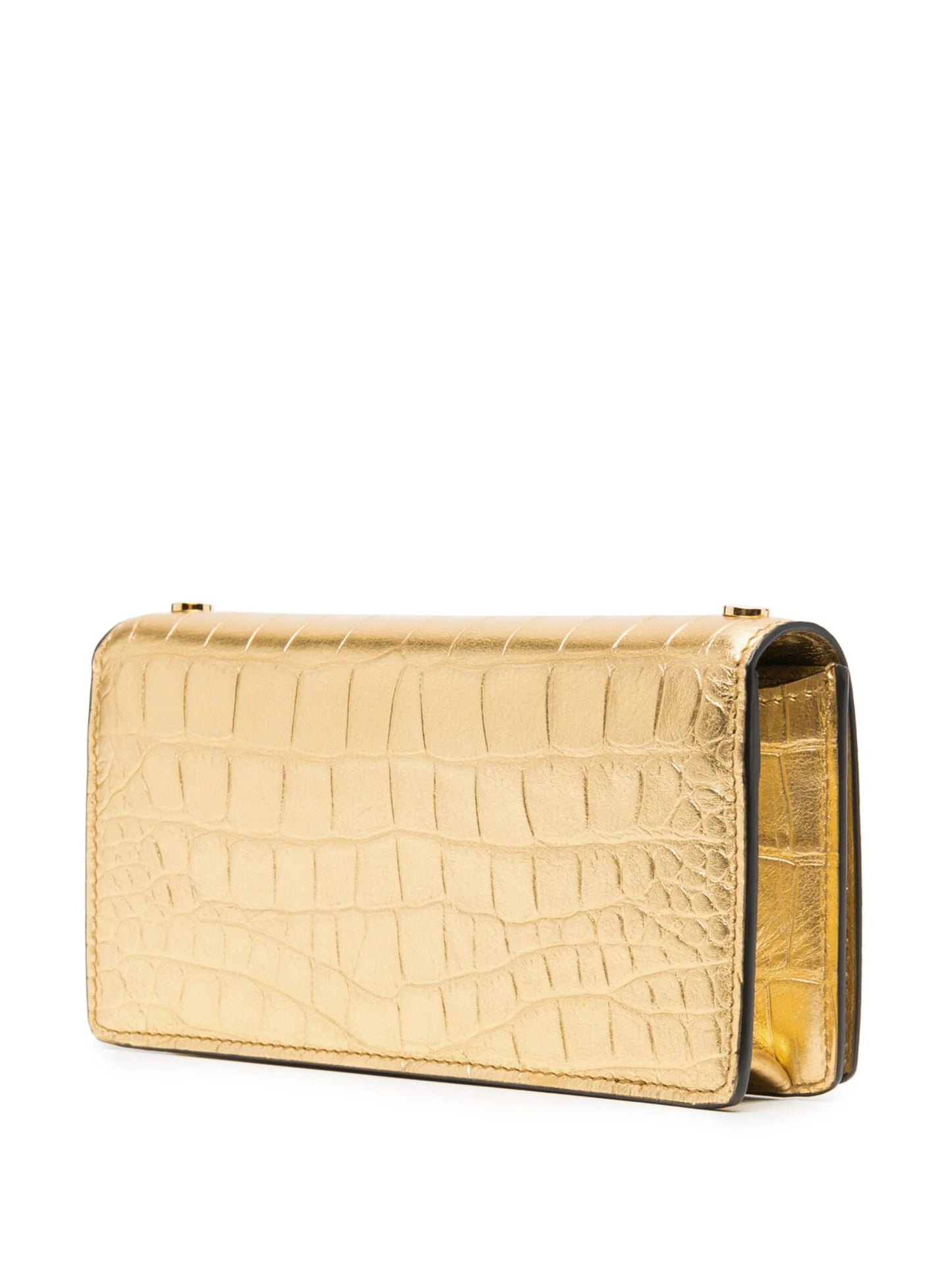 textured debossed-logo crossbody bag