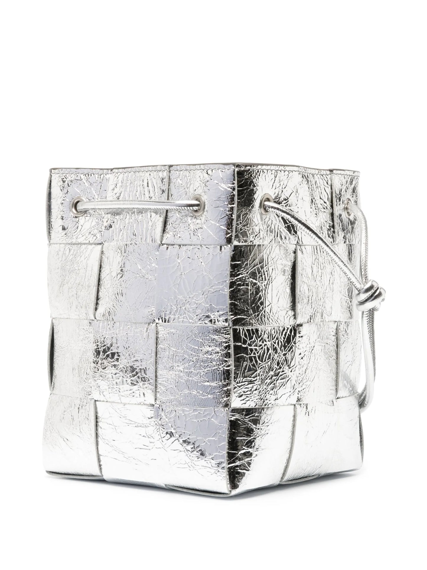 small Cassette leather bucket bag