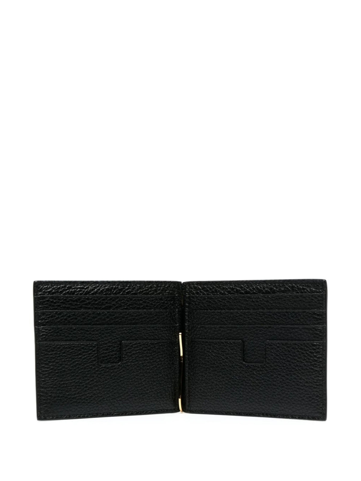 money clip leather wallet