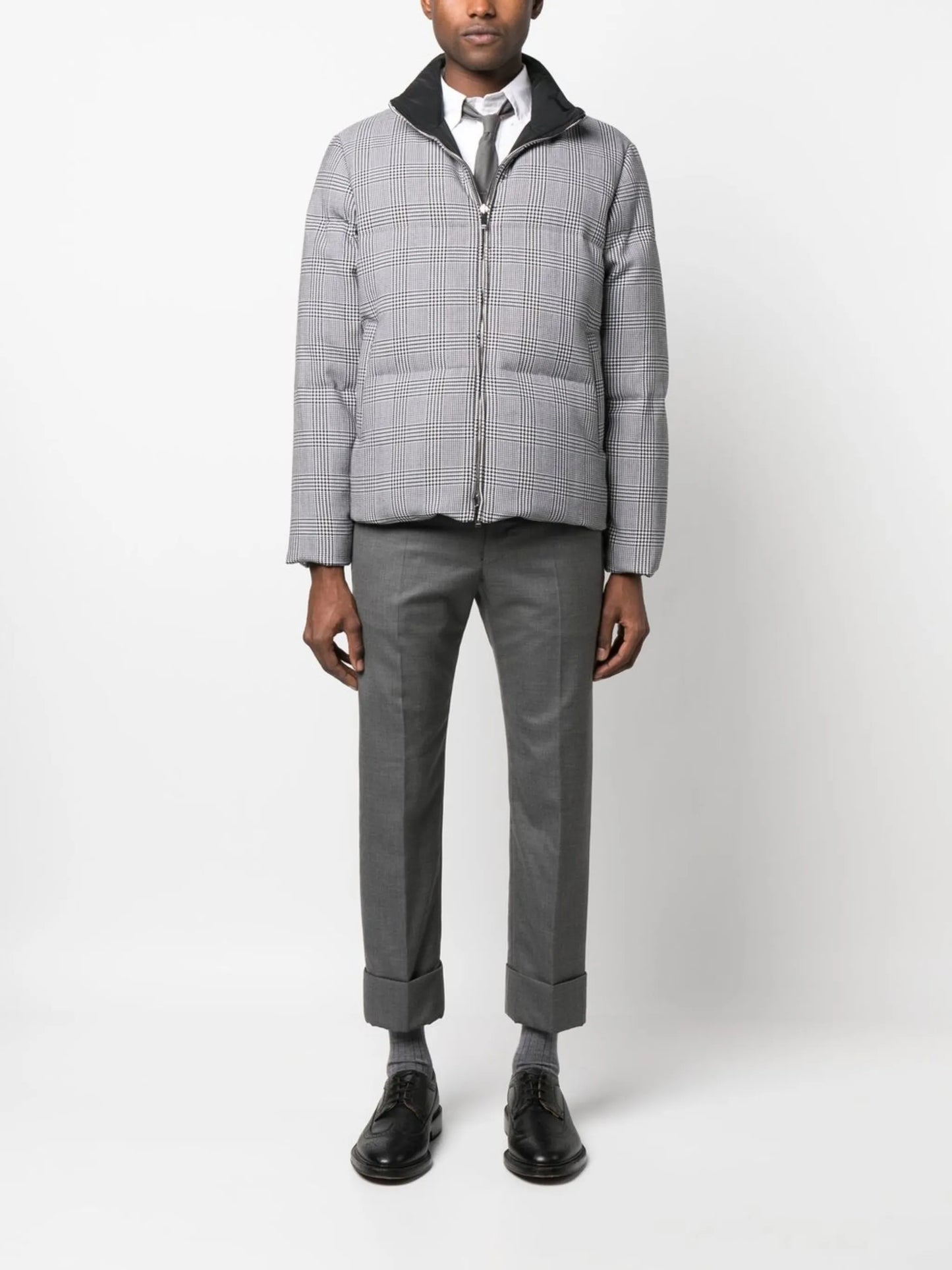 padded zipped-up fastening jacket