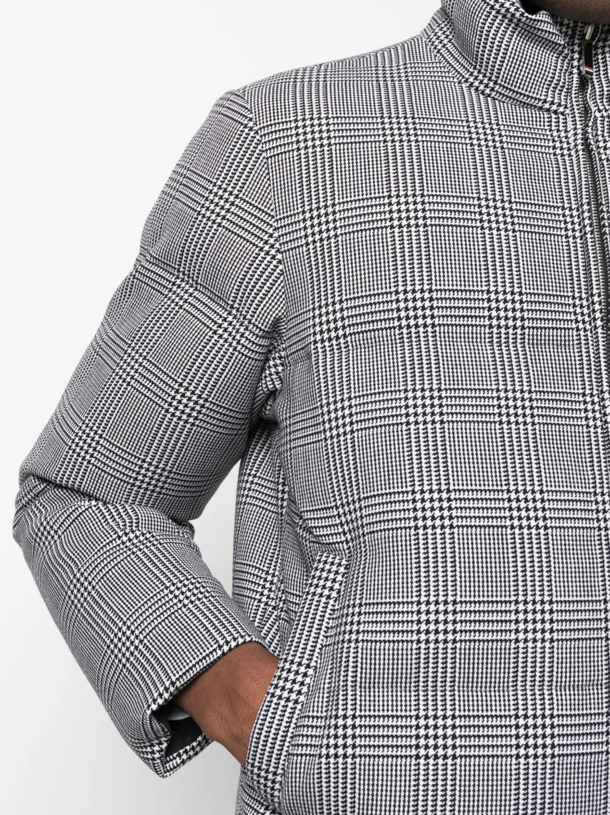 padded zipped-up fastening jacket