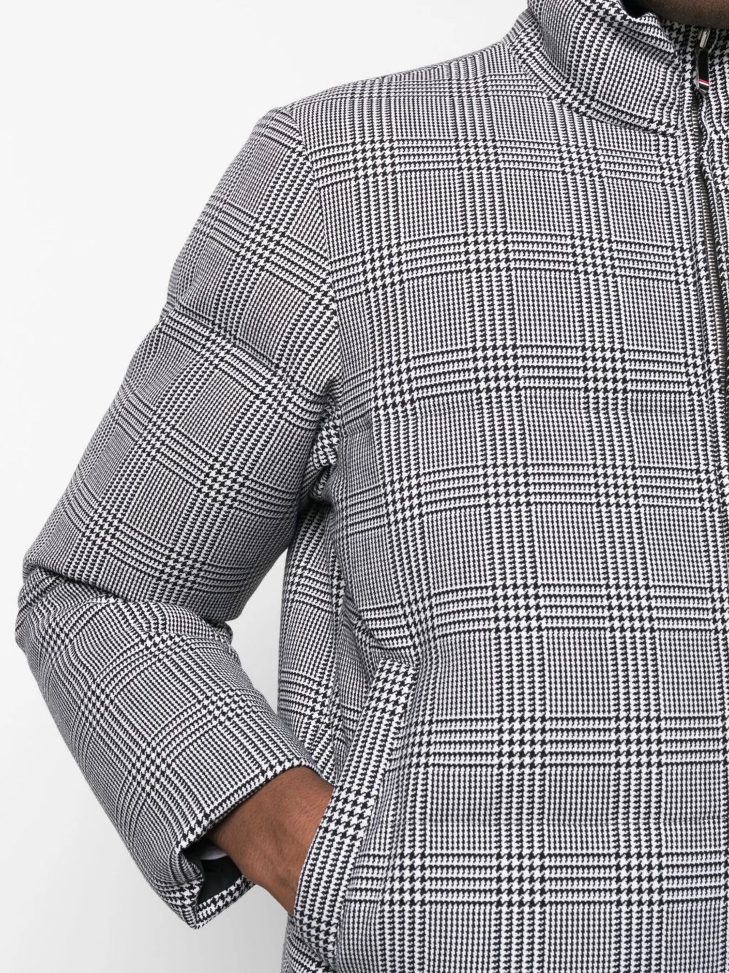 padded zipped-up fastening jacket