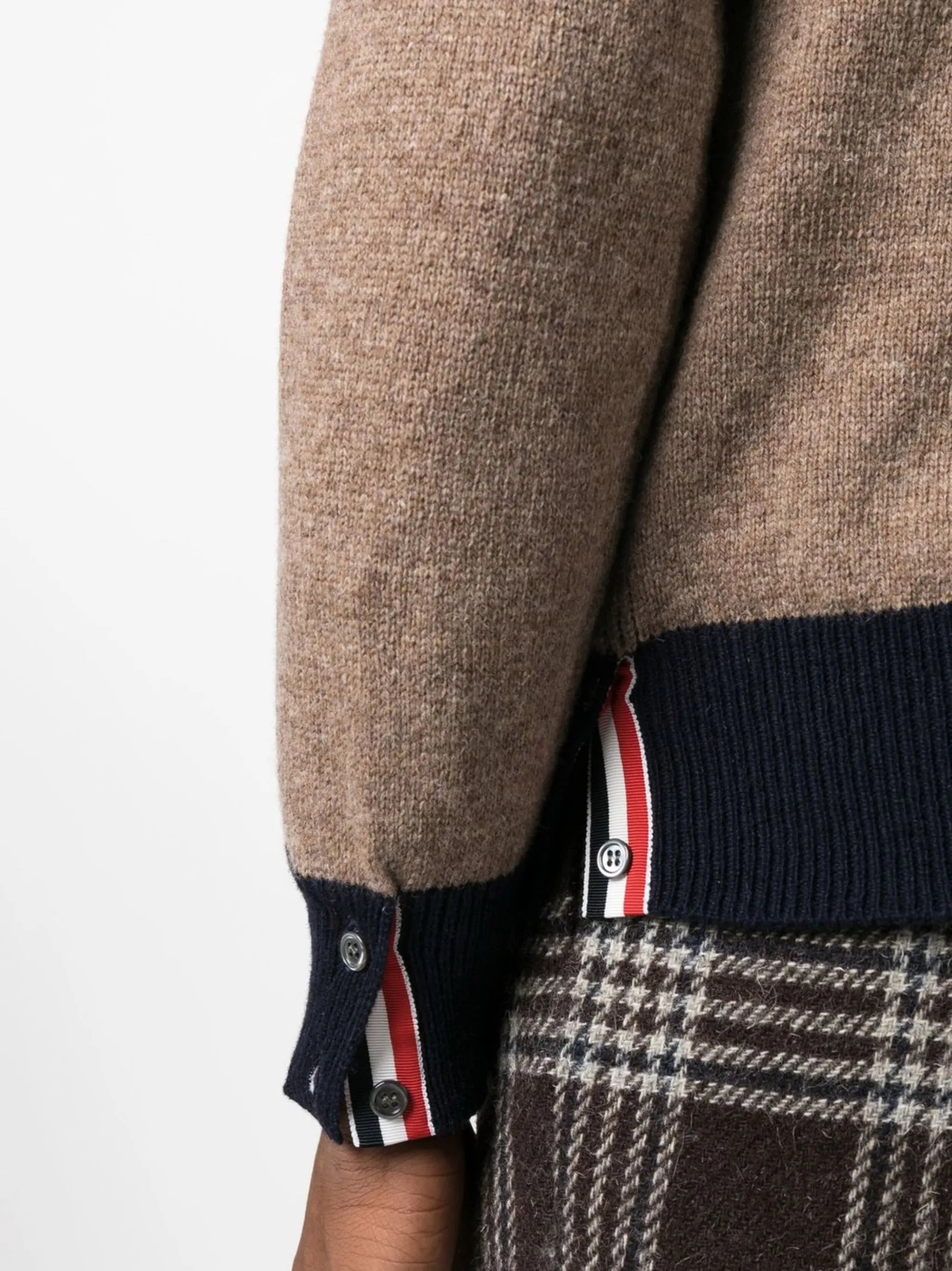 4-Bar Stripe knit jumper