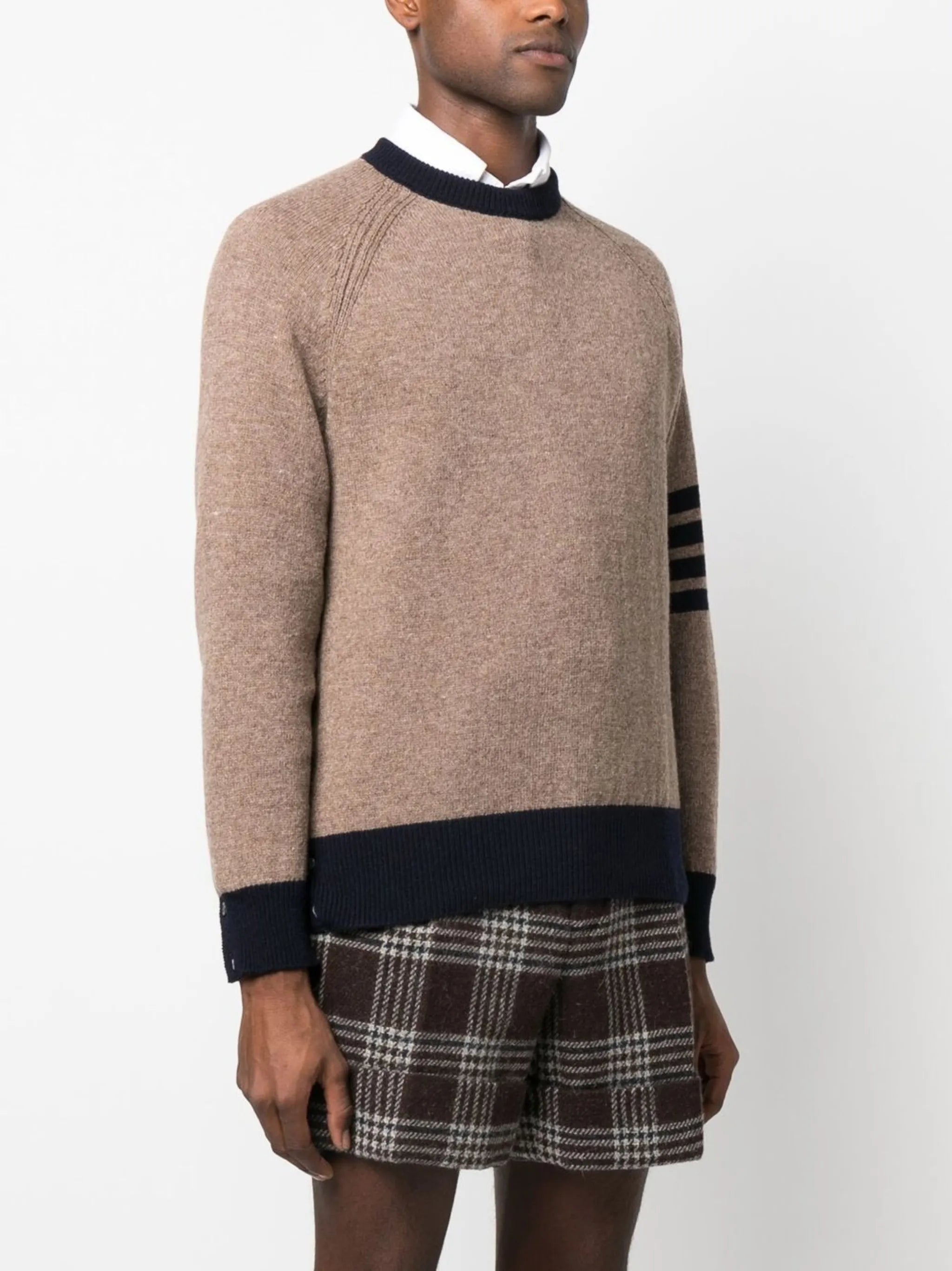 4-Bar Stripe knit jumper