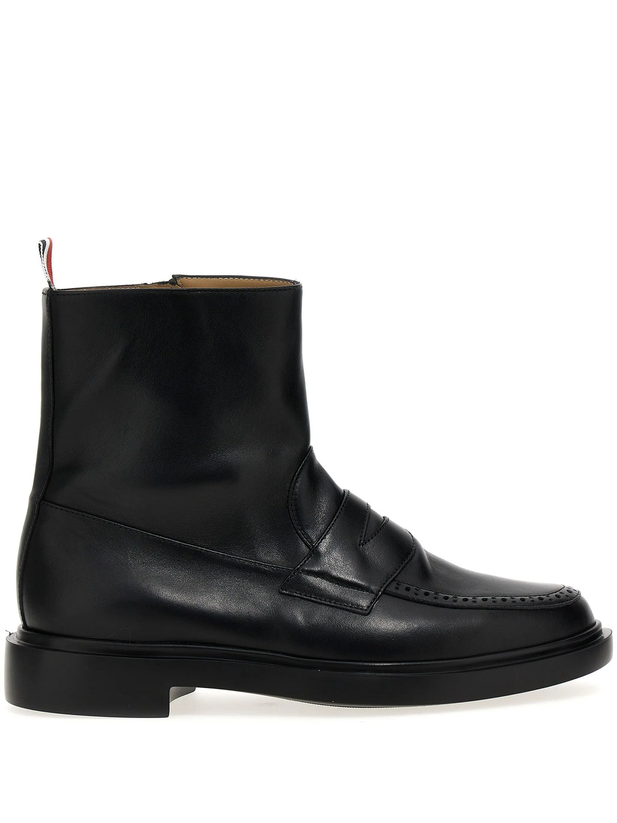 penny slot-detail ankle boots