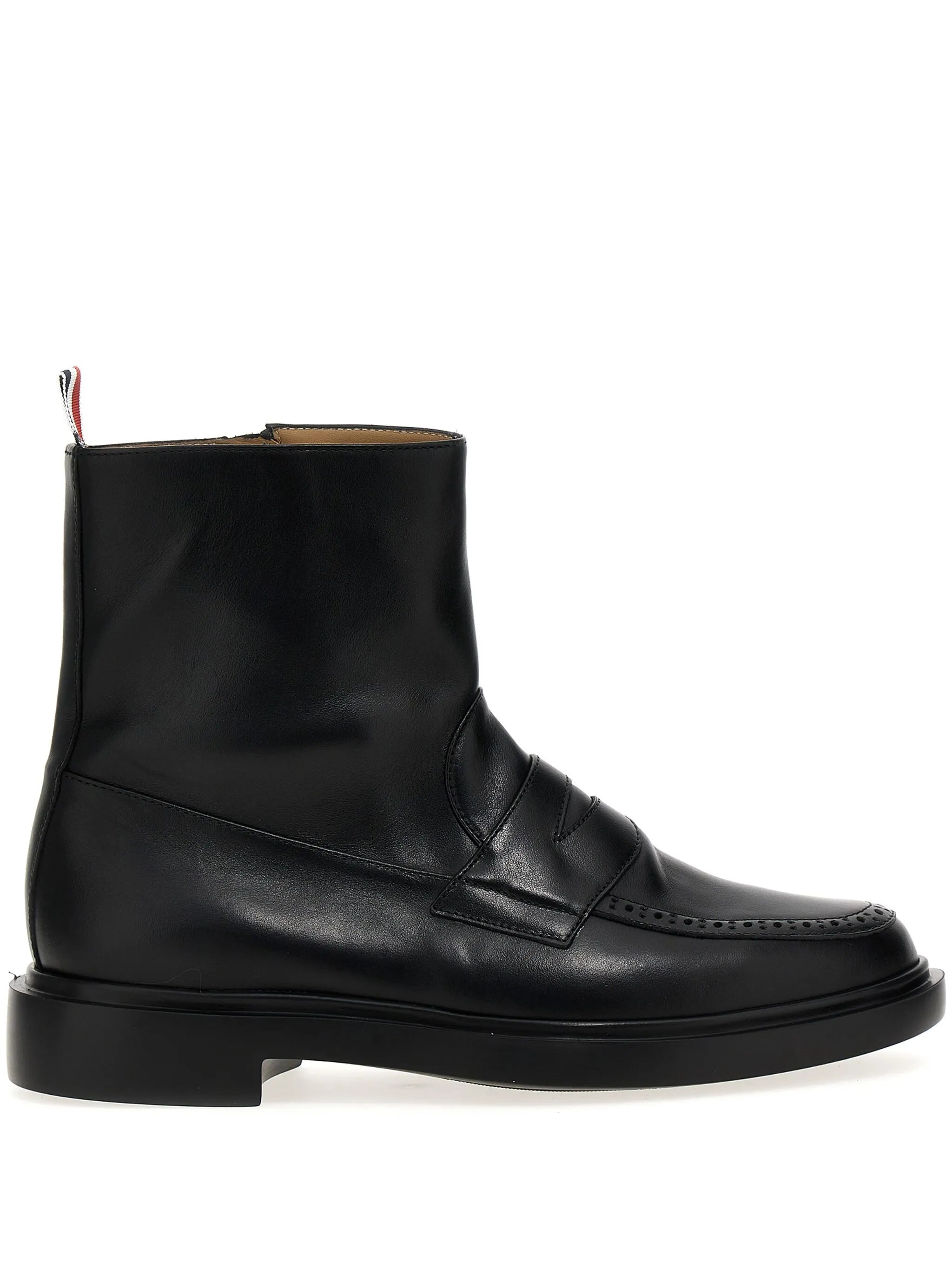 penny slot-detail ankle boots