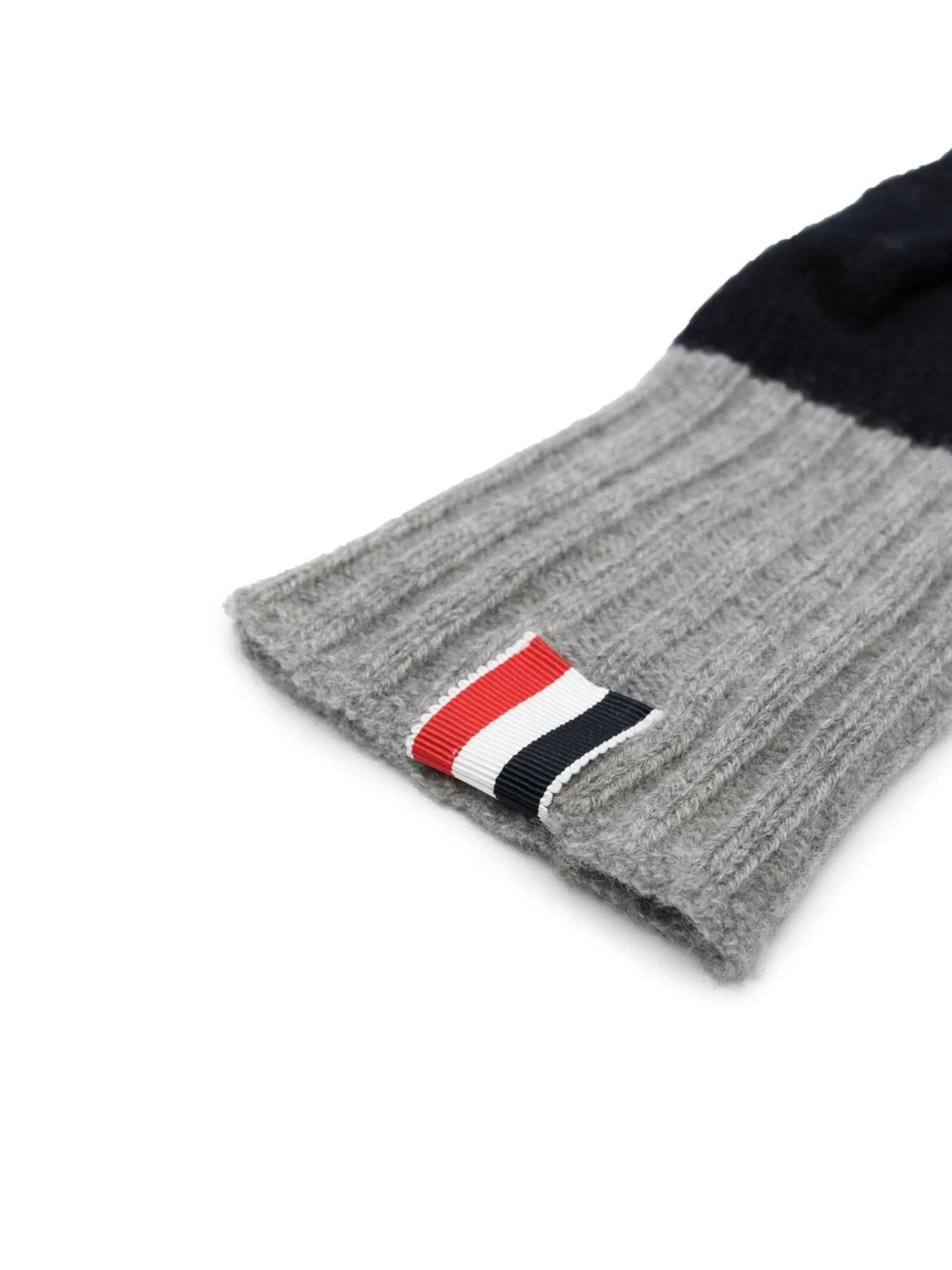 RWB-stripe wool gloves
