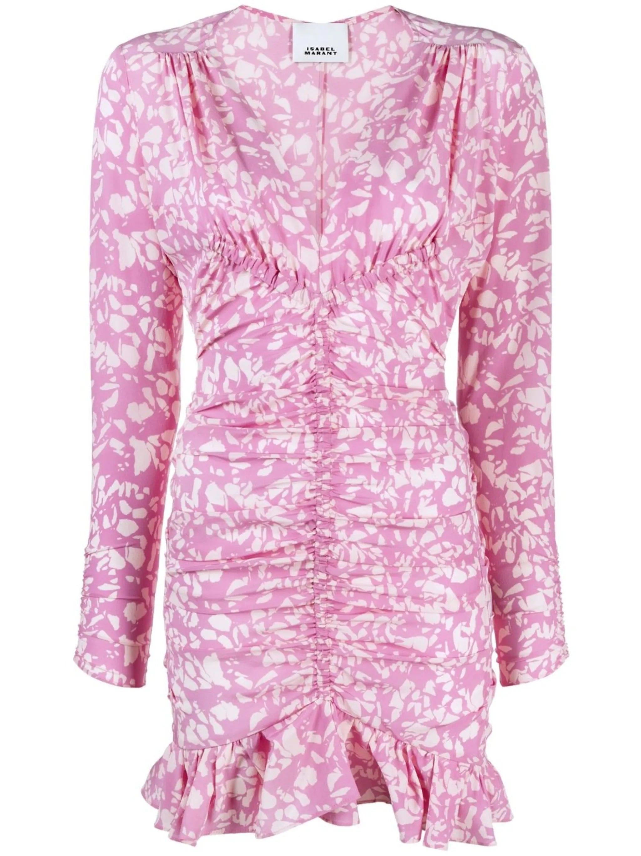 Lara floral-print mini dress