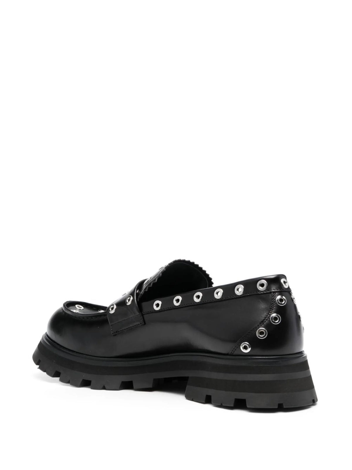 eyelet-embellished chunky loafers