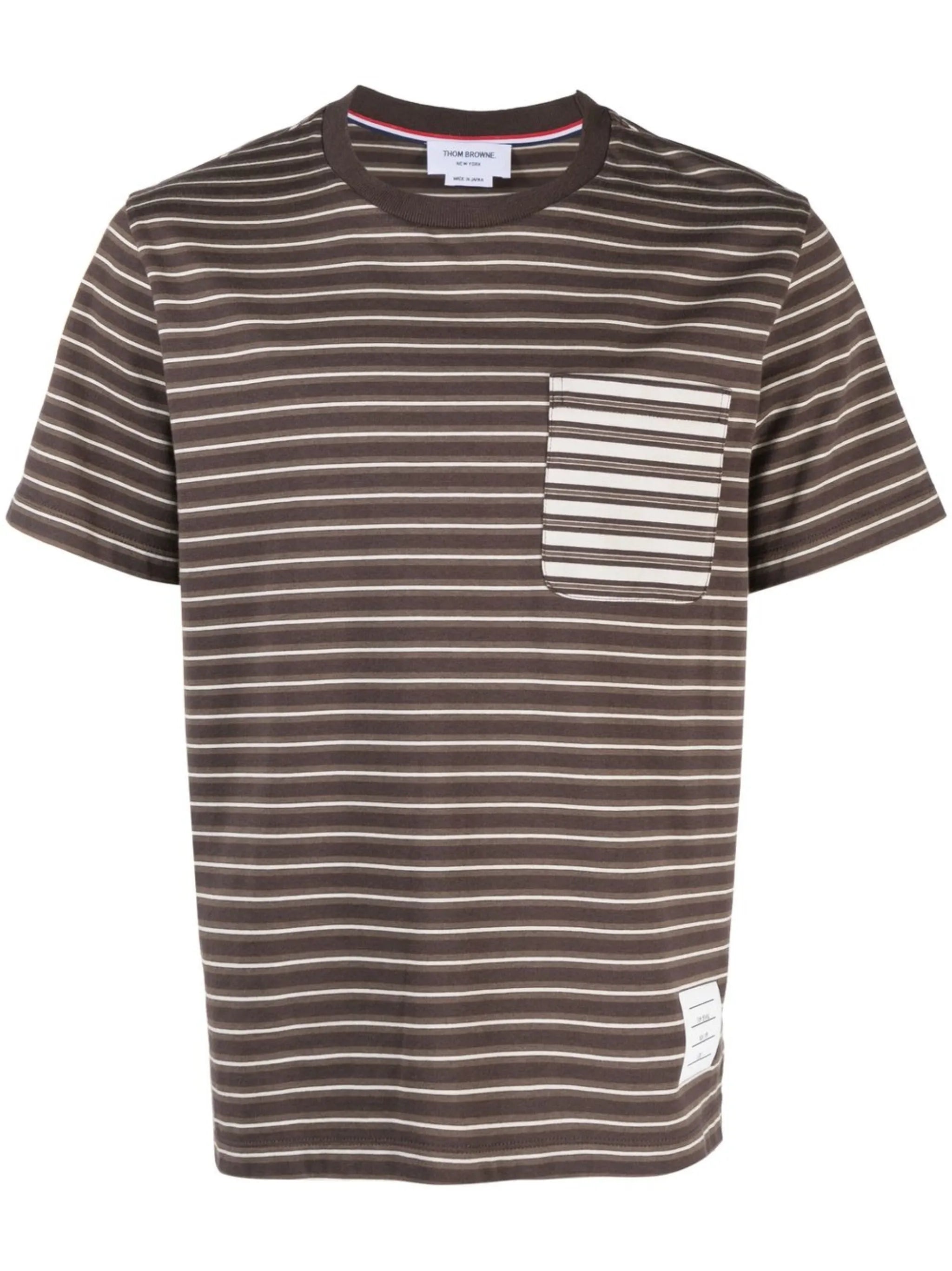 stripe-print cotton T-Shirt