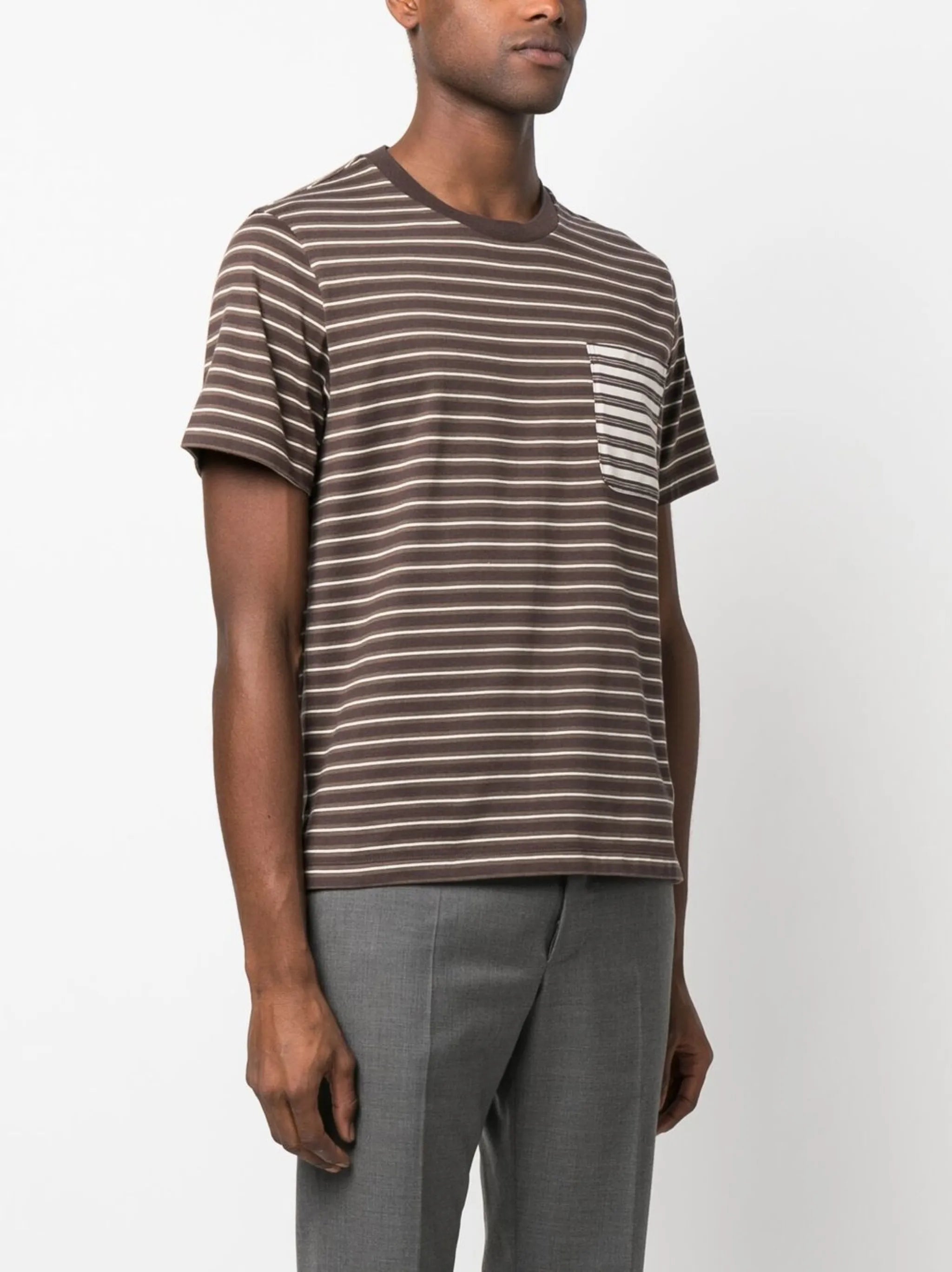 stripe-print cotton T-Shirt