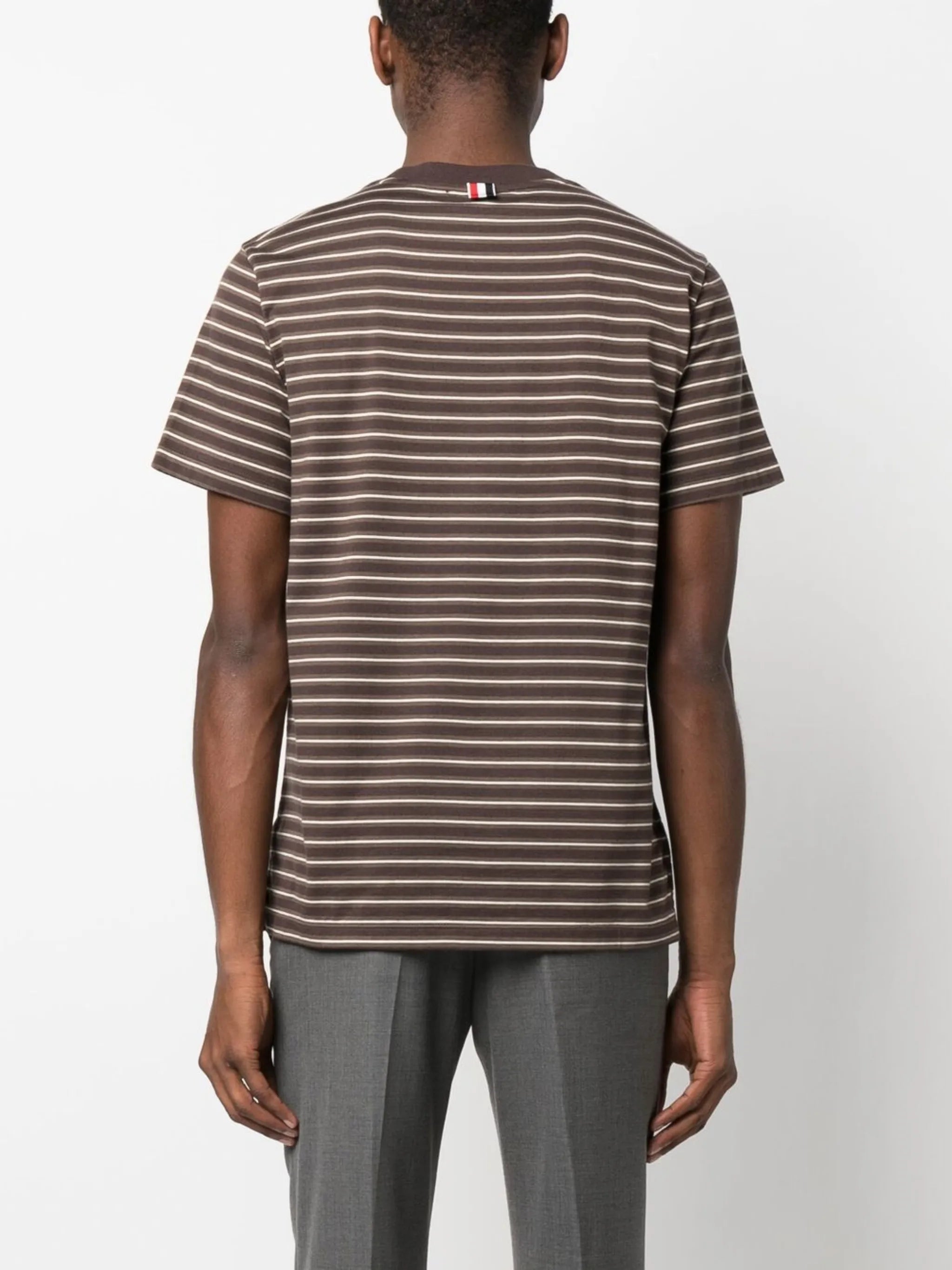 stripe-print cotton T-Shirt