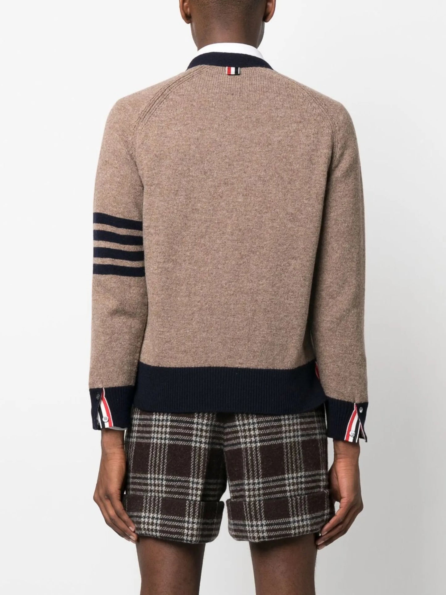 4-Bar woollen cardigan