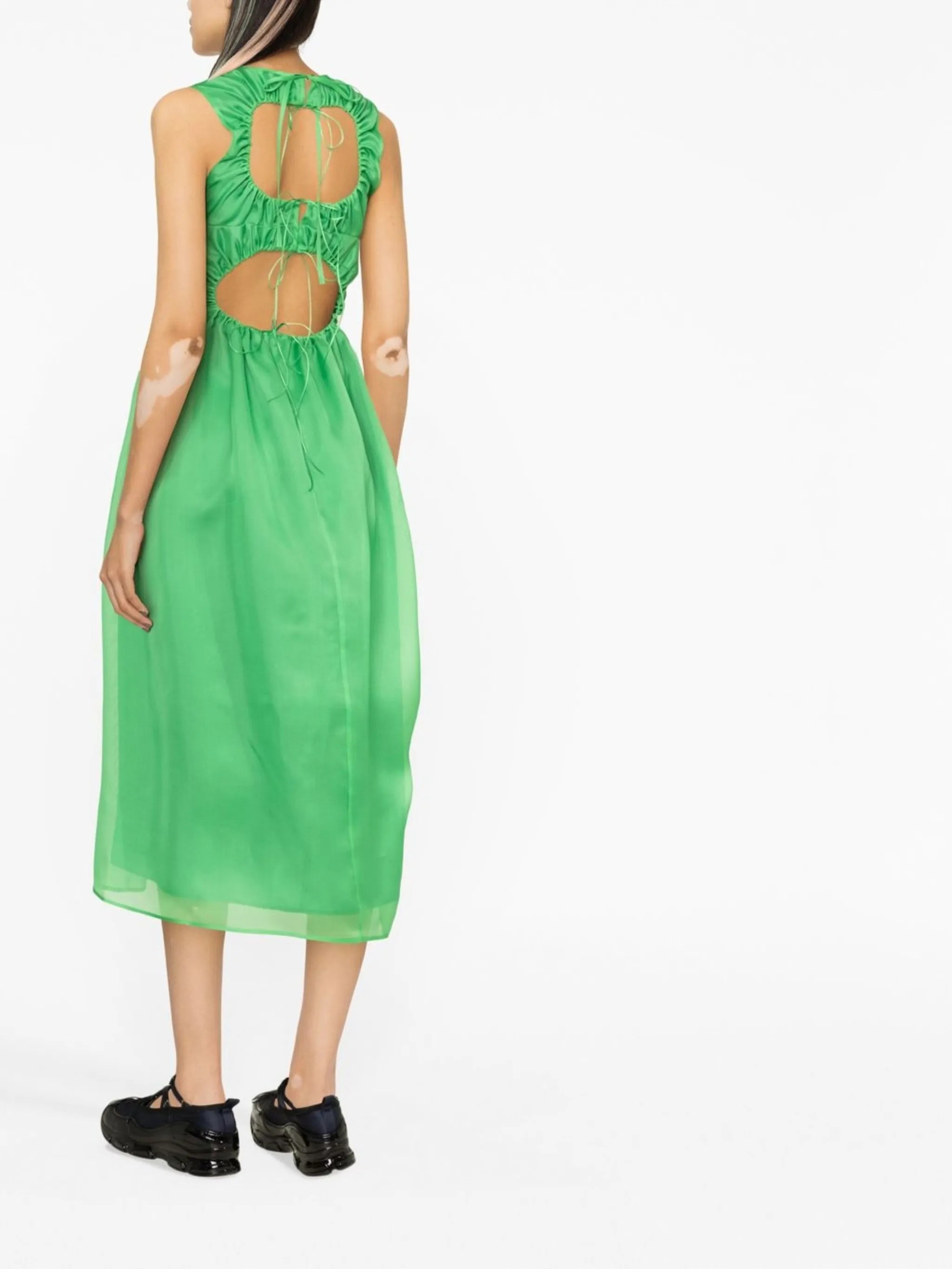 asymmetric sleeveless dress