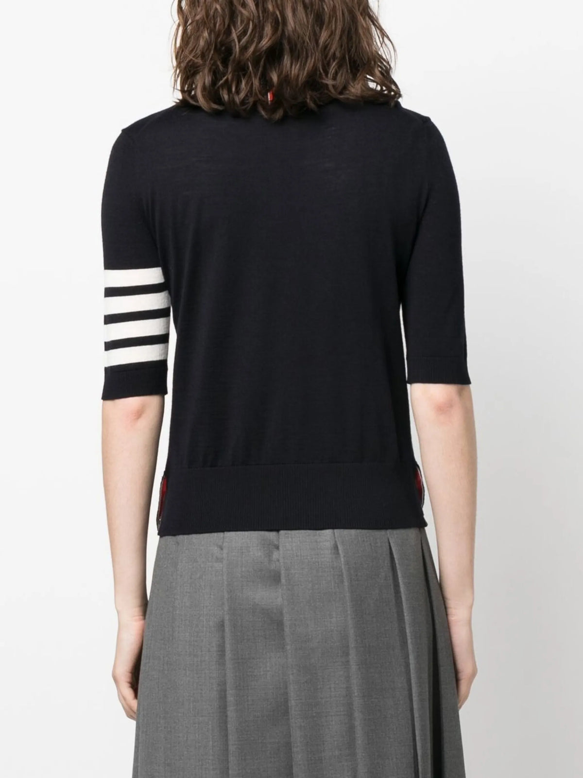 fine merino wool 4-Bar turtleneck