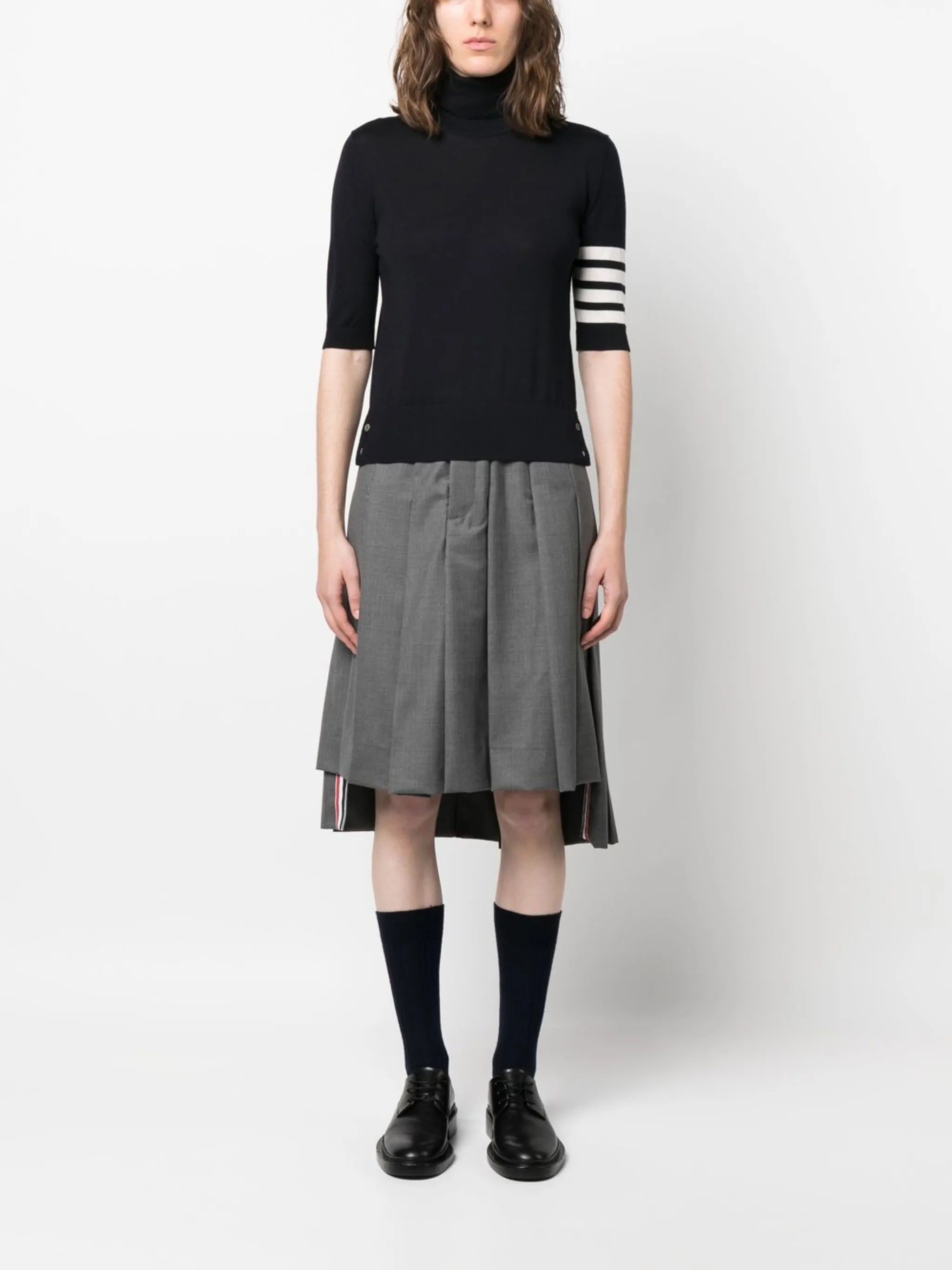 turtleneck fine-knit jumper