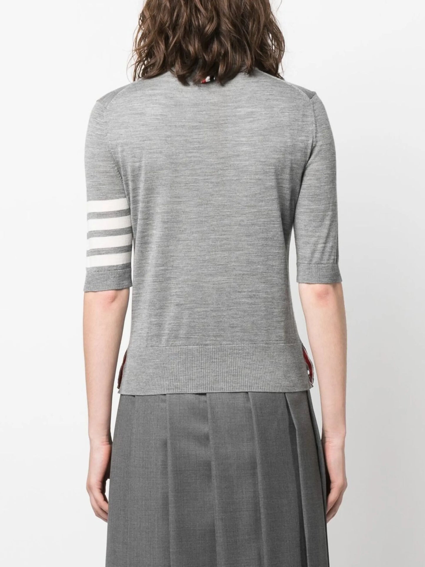 turtleneck short-sleeve jumper