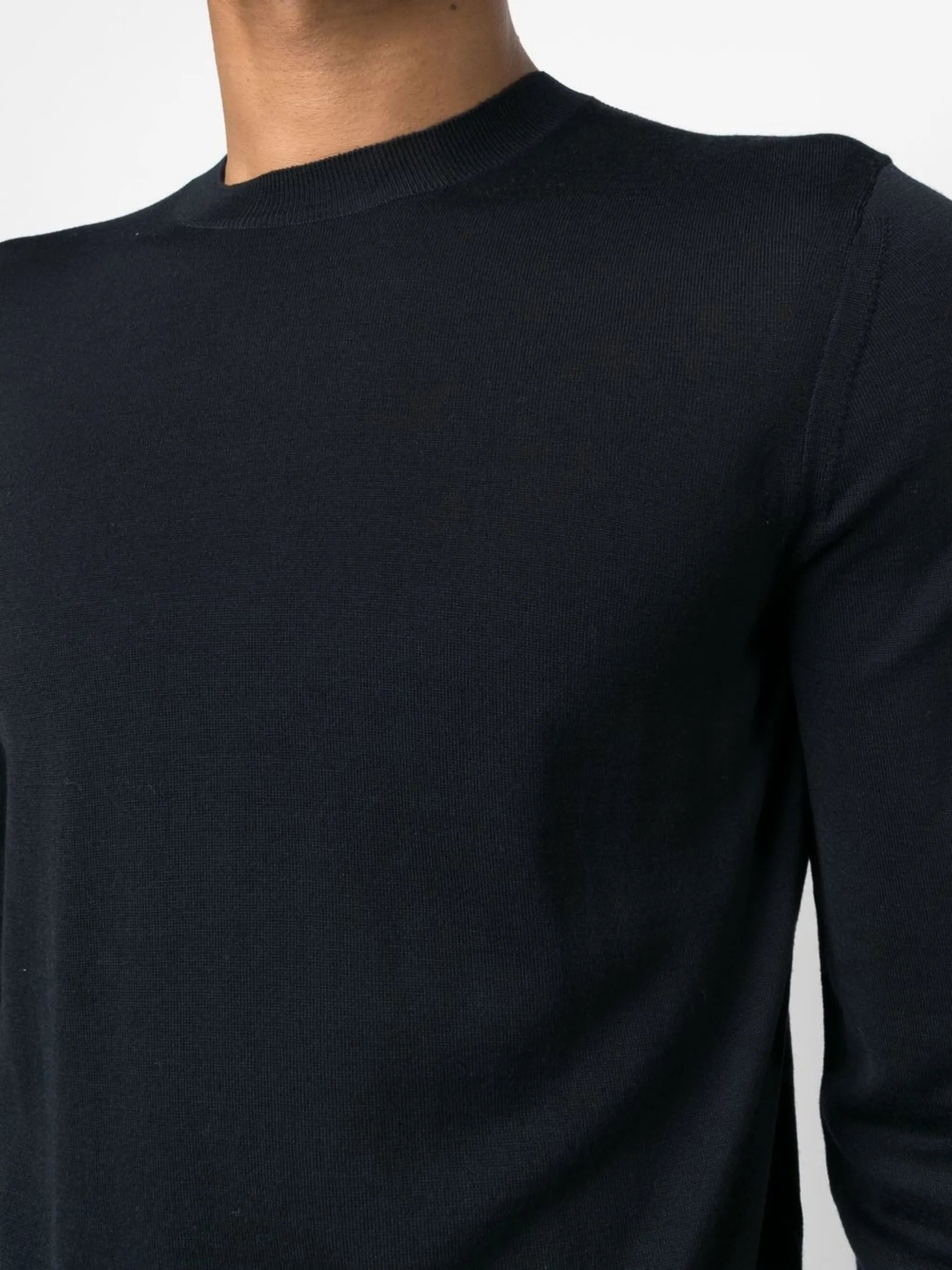 fine-knit wool jumper