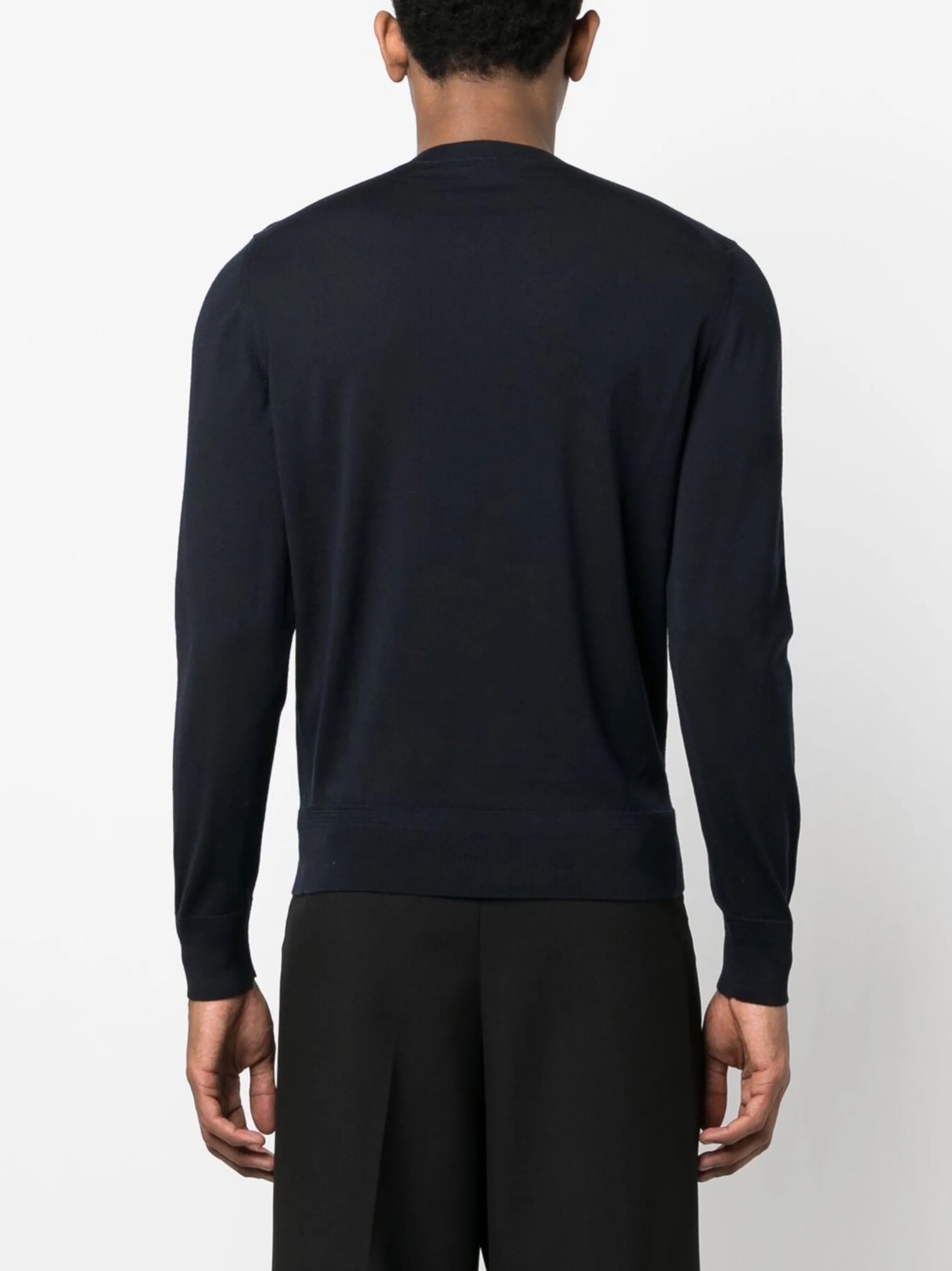 fine-knit wool jumper