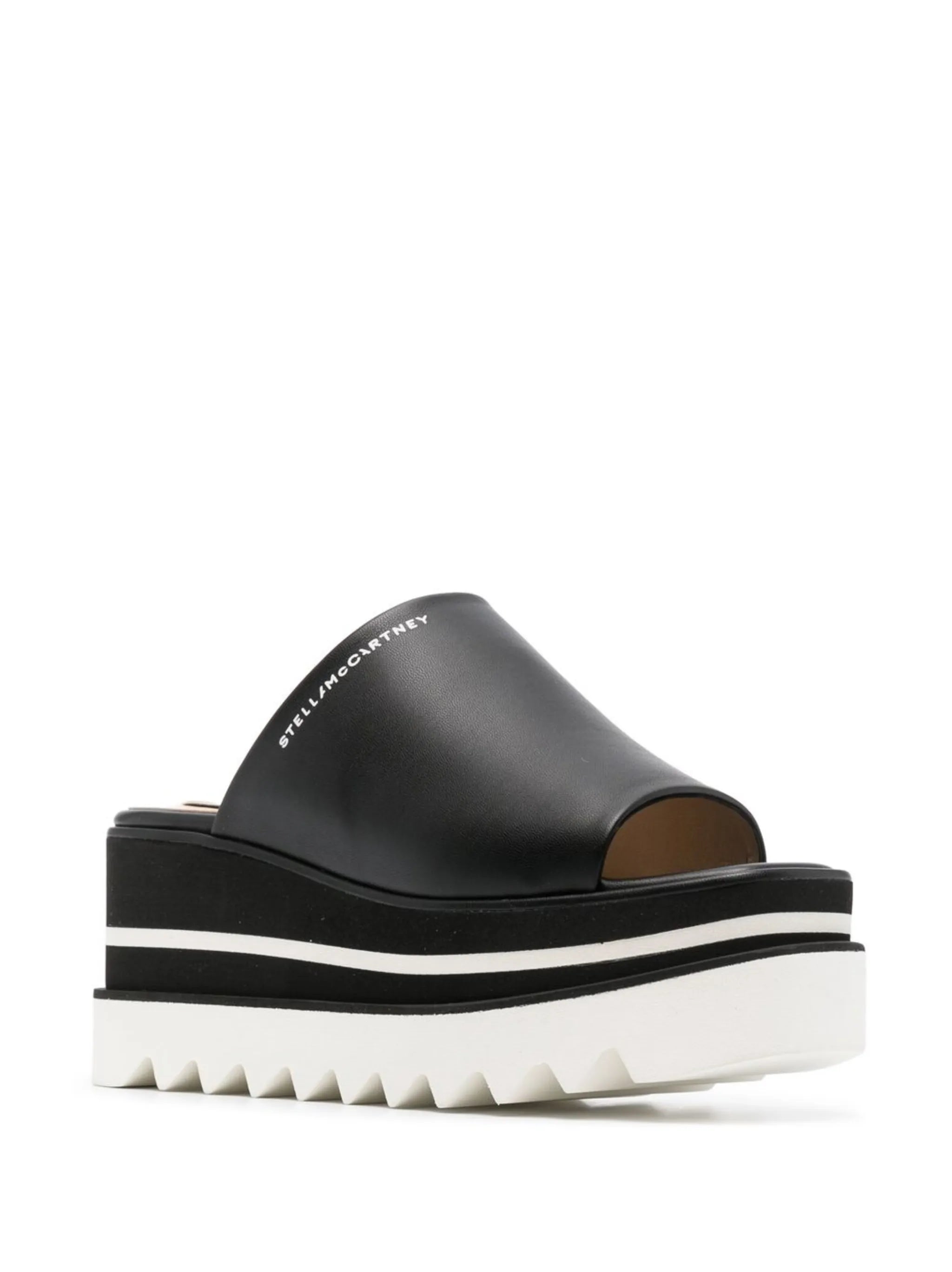 platform-sole slip-on sandals