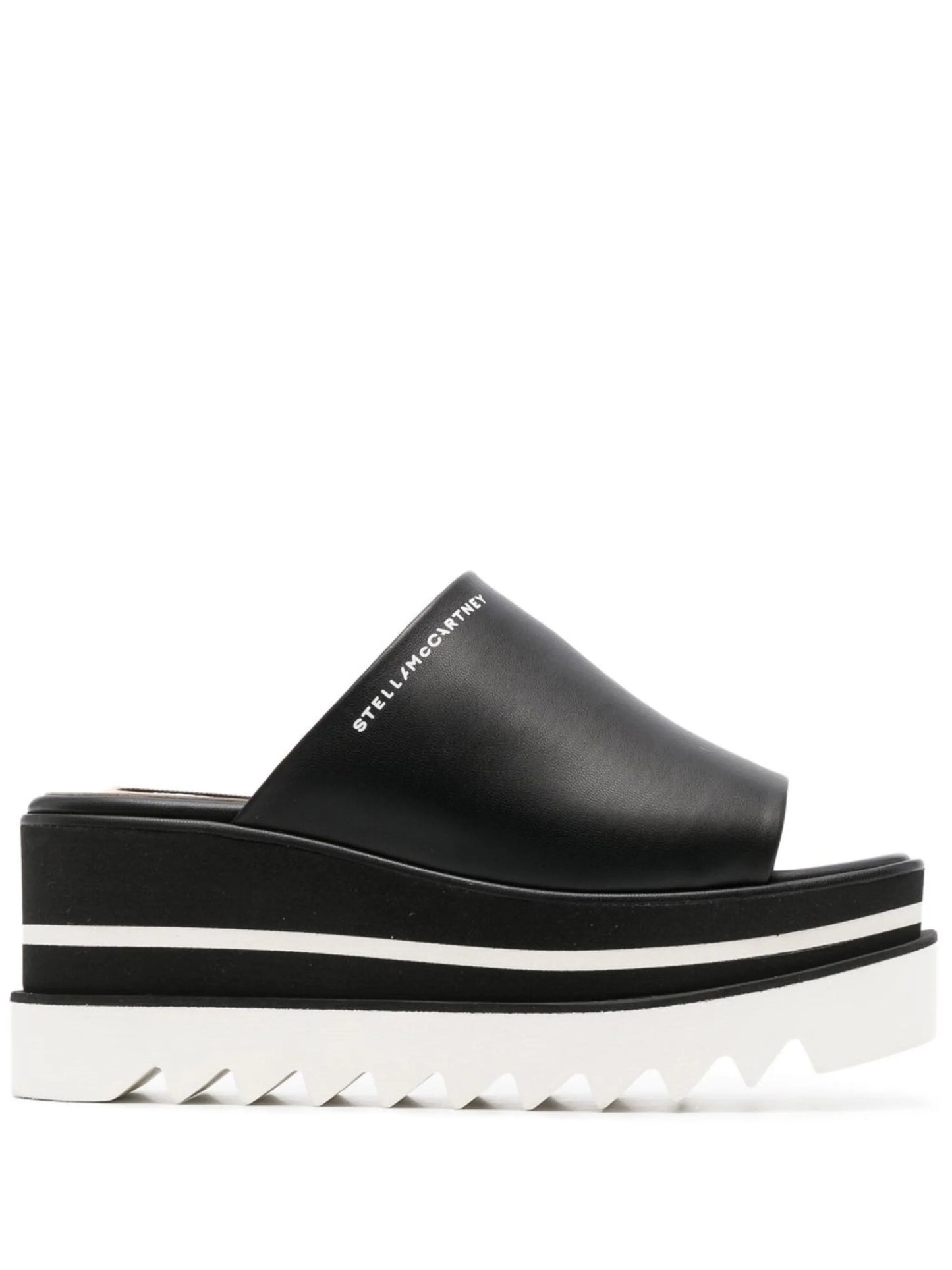 platform-sole slip-on sandals