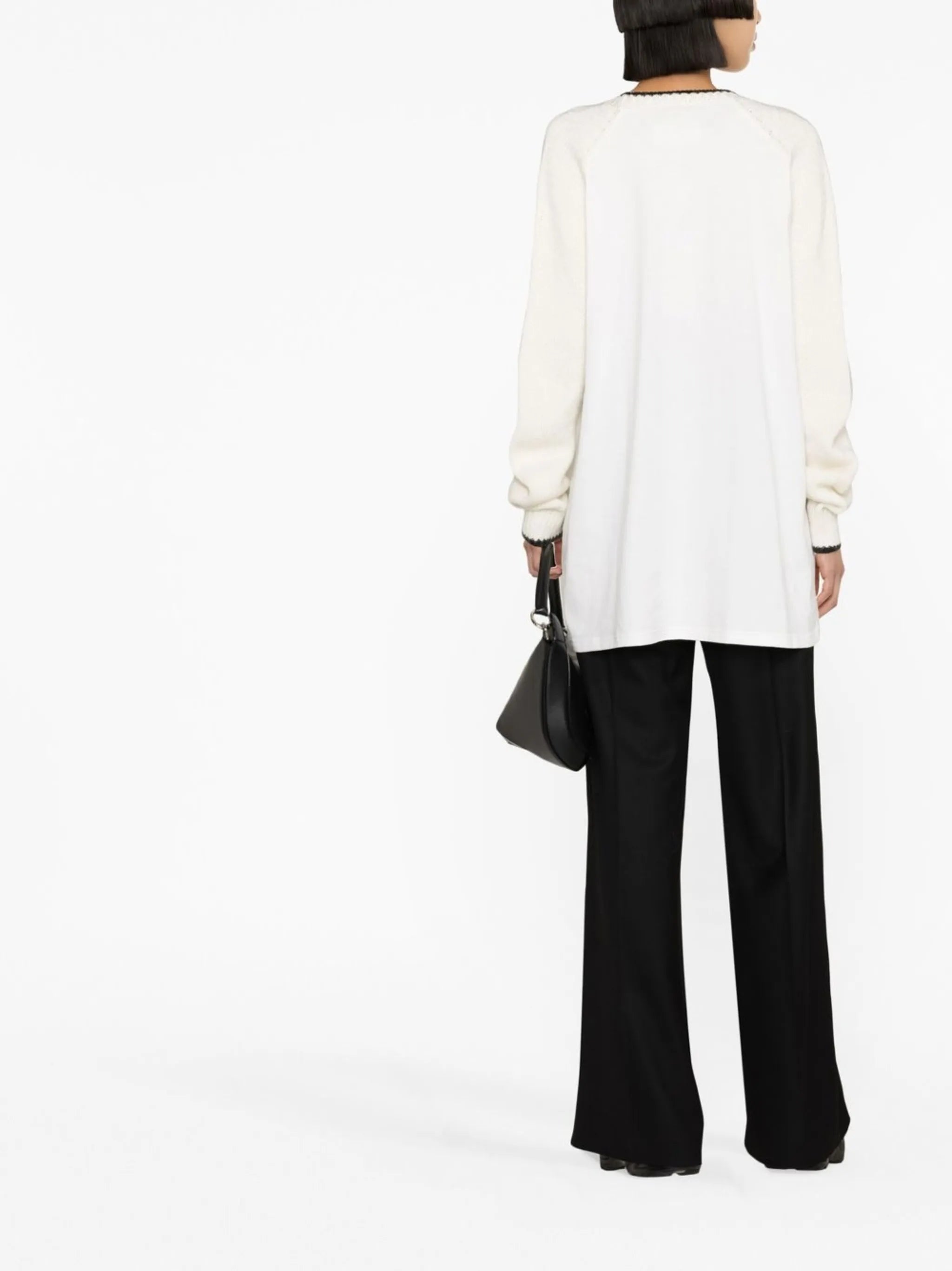 Zoom intarsia-knit jumper