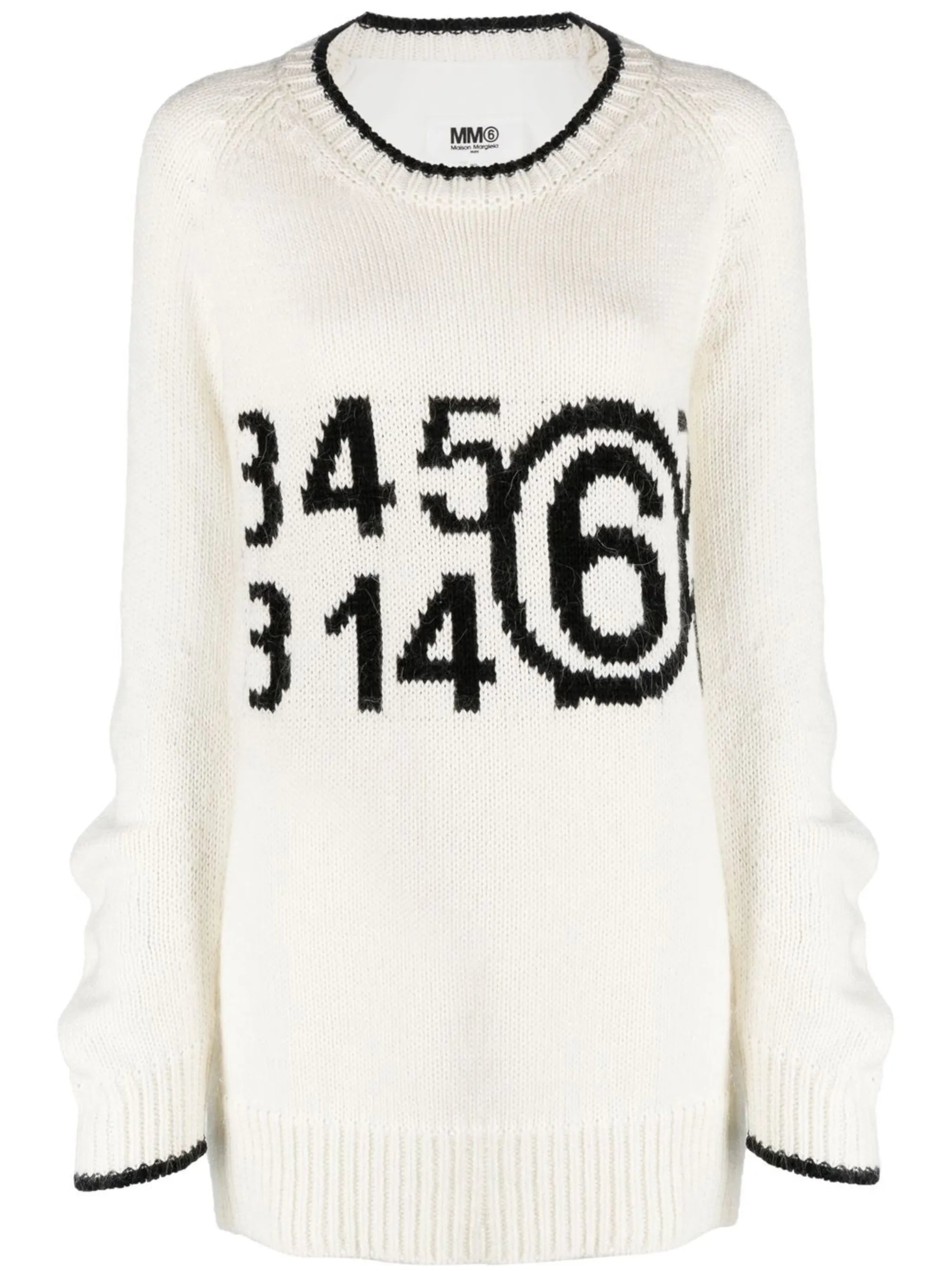 Zoom intarsia-knit jumper