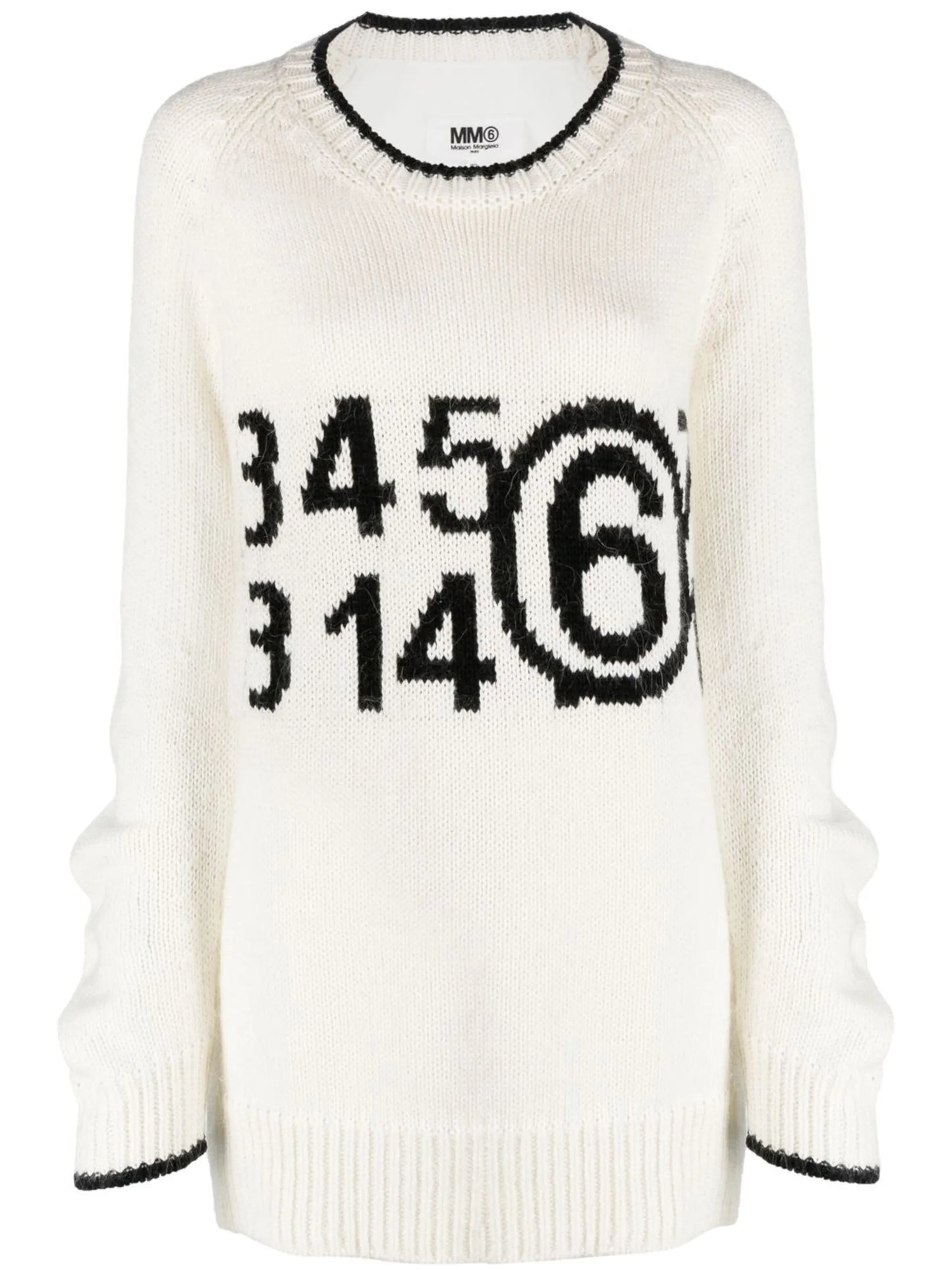 Zoom intarsia-knit jumper