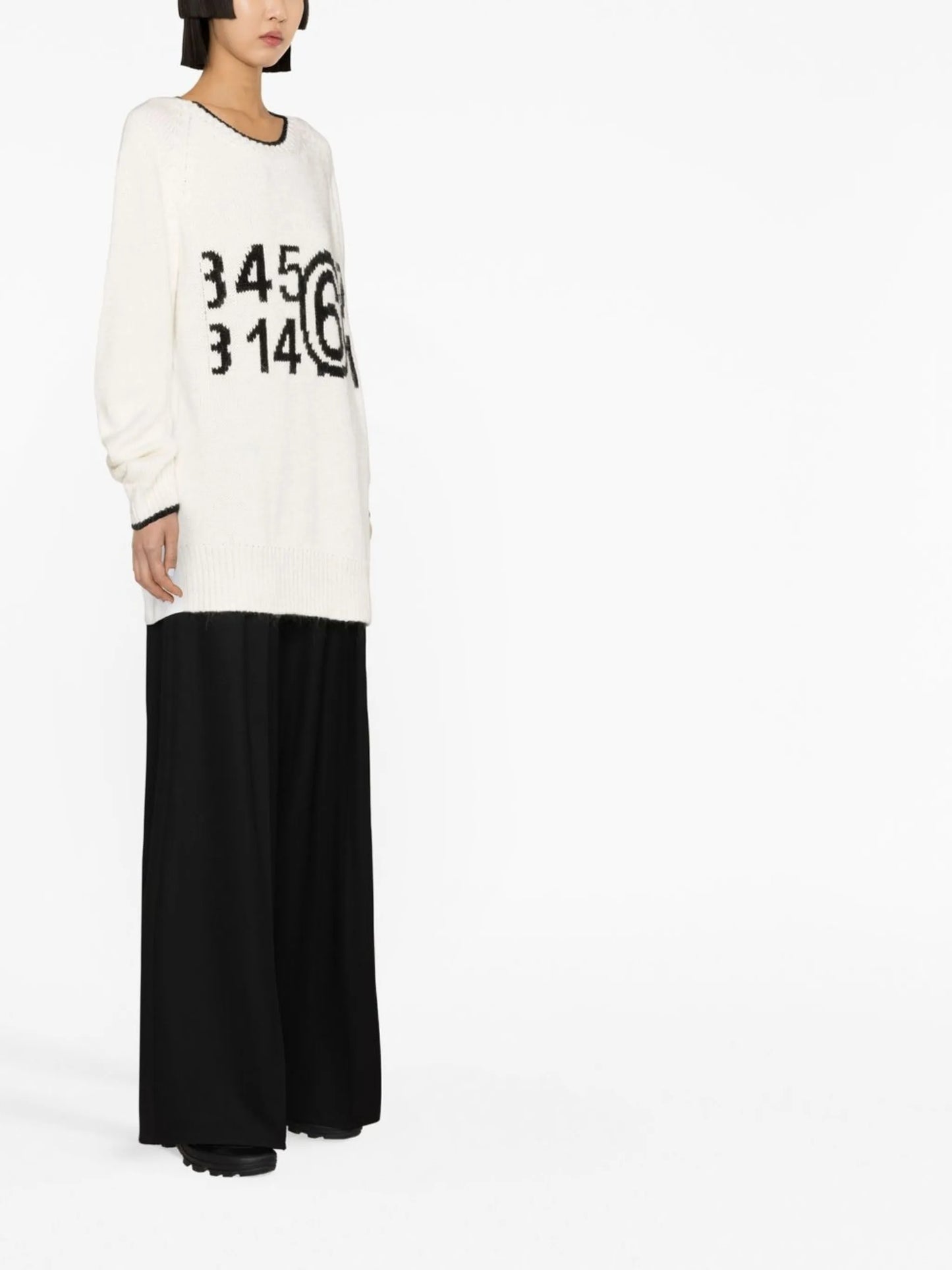 Zoom intarsia-knit jumper