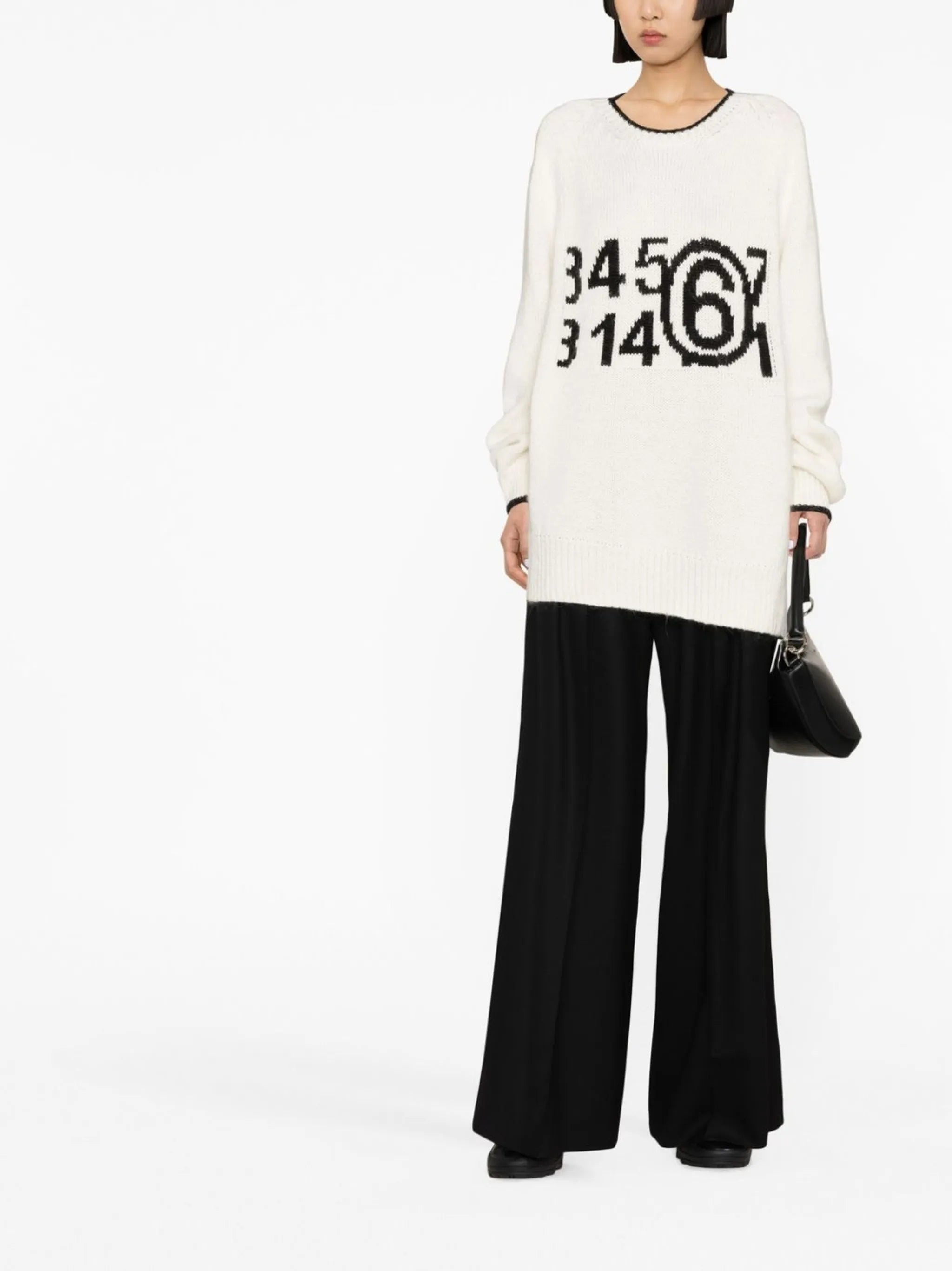 Zoom intarsia-knit jumper