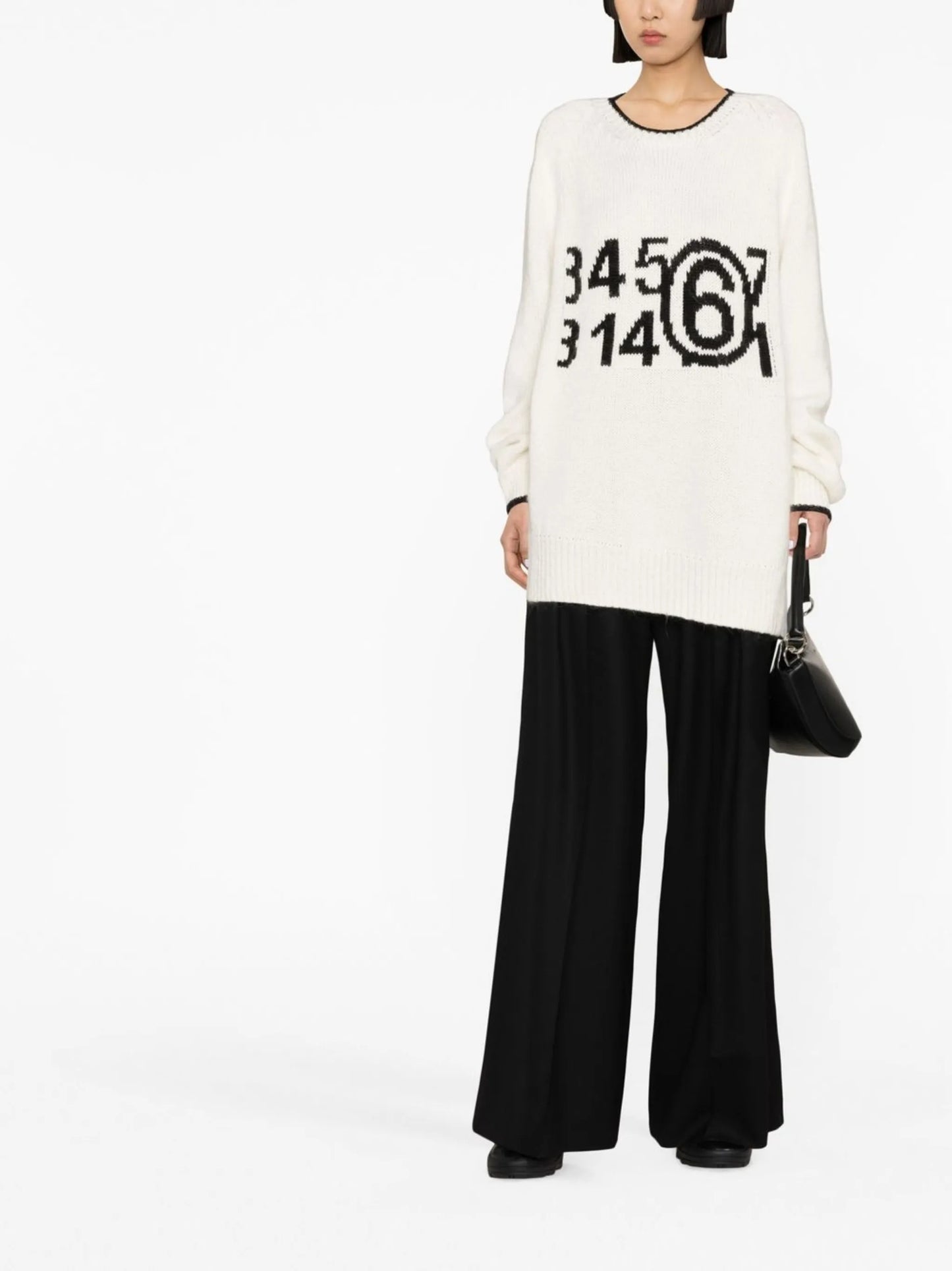 Zoom intarsia-knit jumper