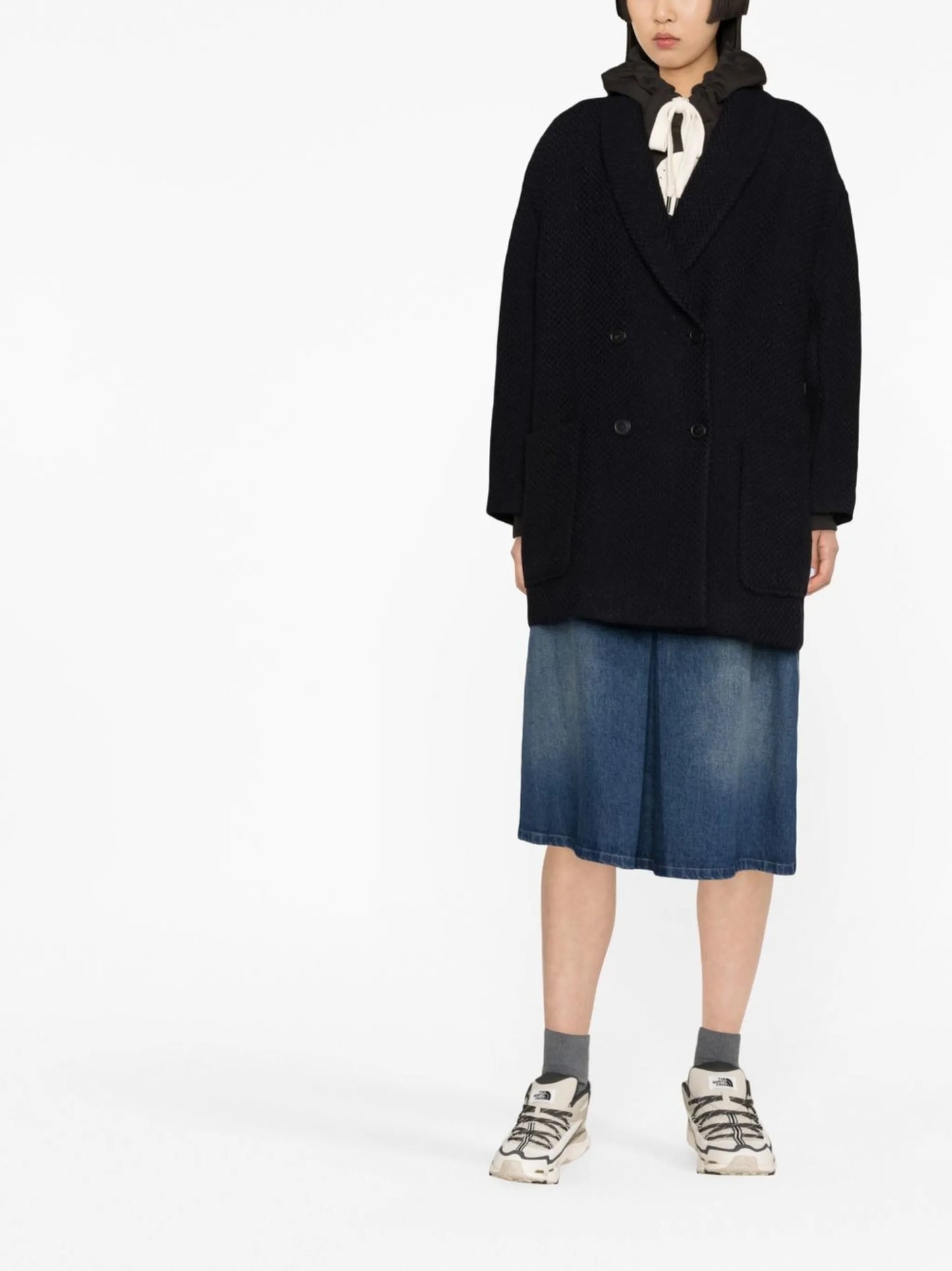 double-breasted coat