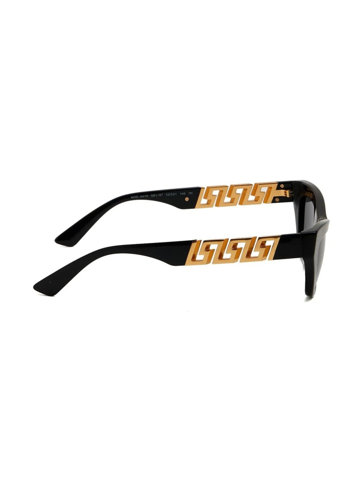 Greca-detail cat-eye sunglasses