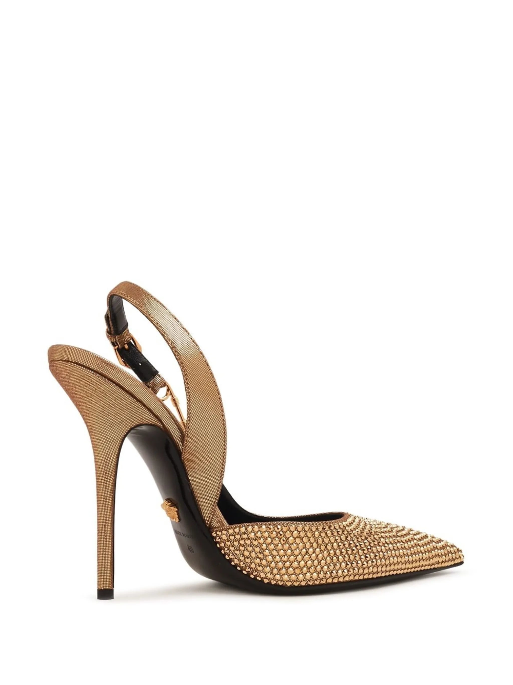crystal-embellished 110mm pumps