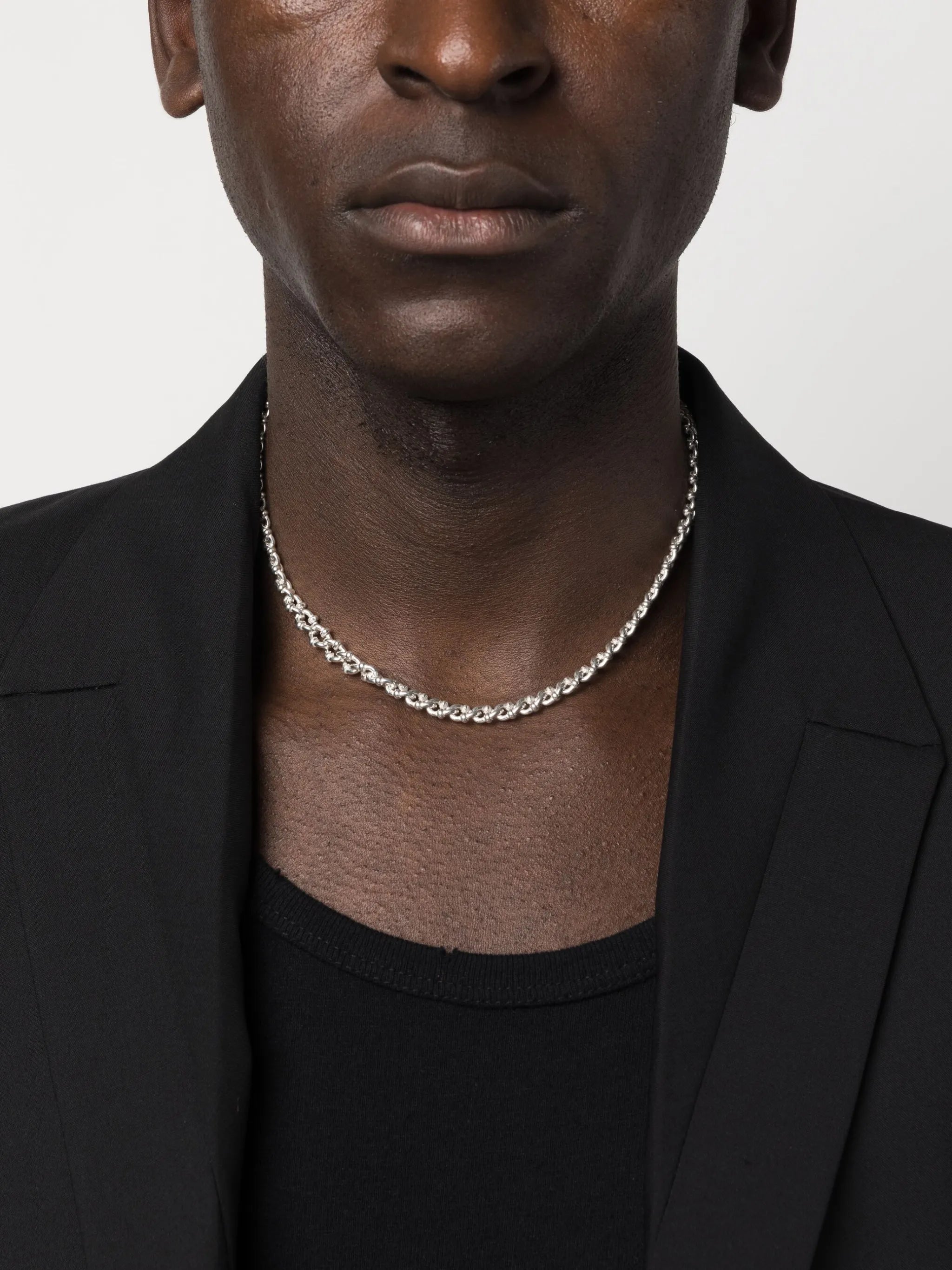 DNA polished-finish necklace