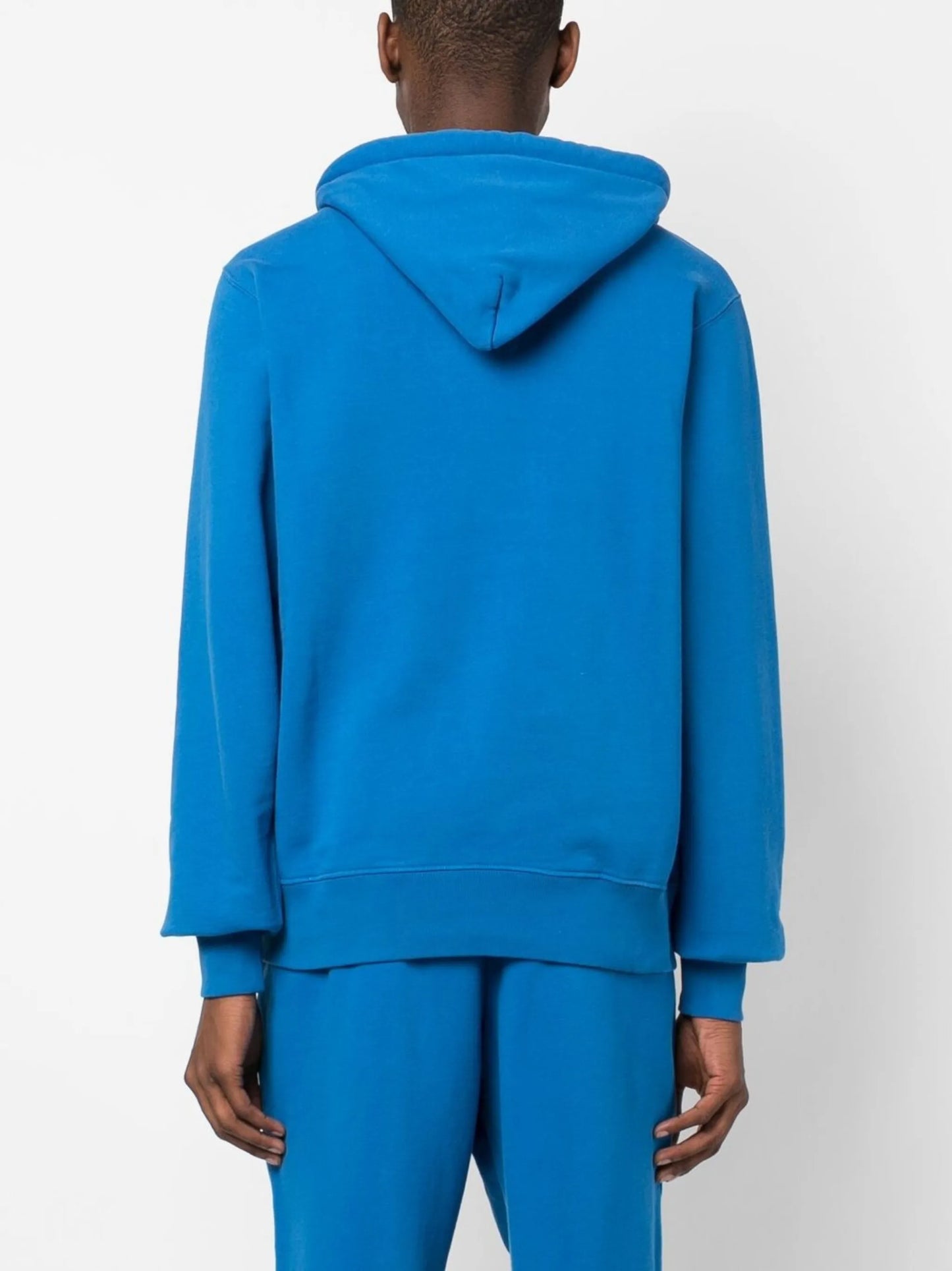 multicord-drawstring organic cotton hoodie