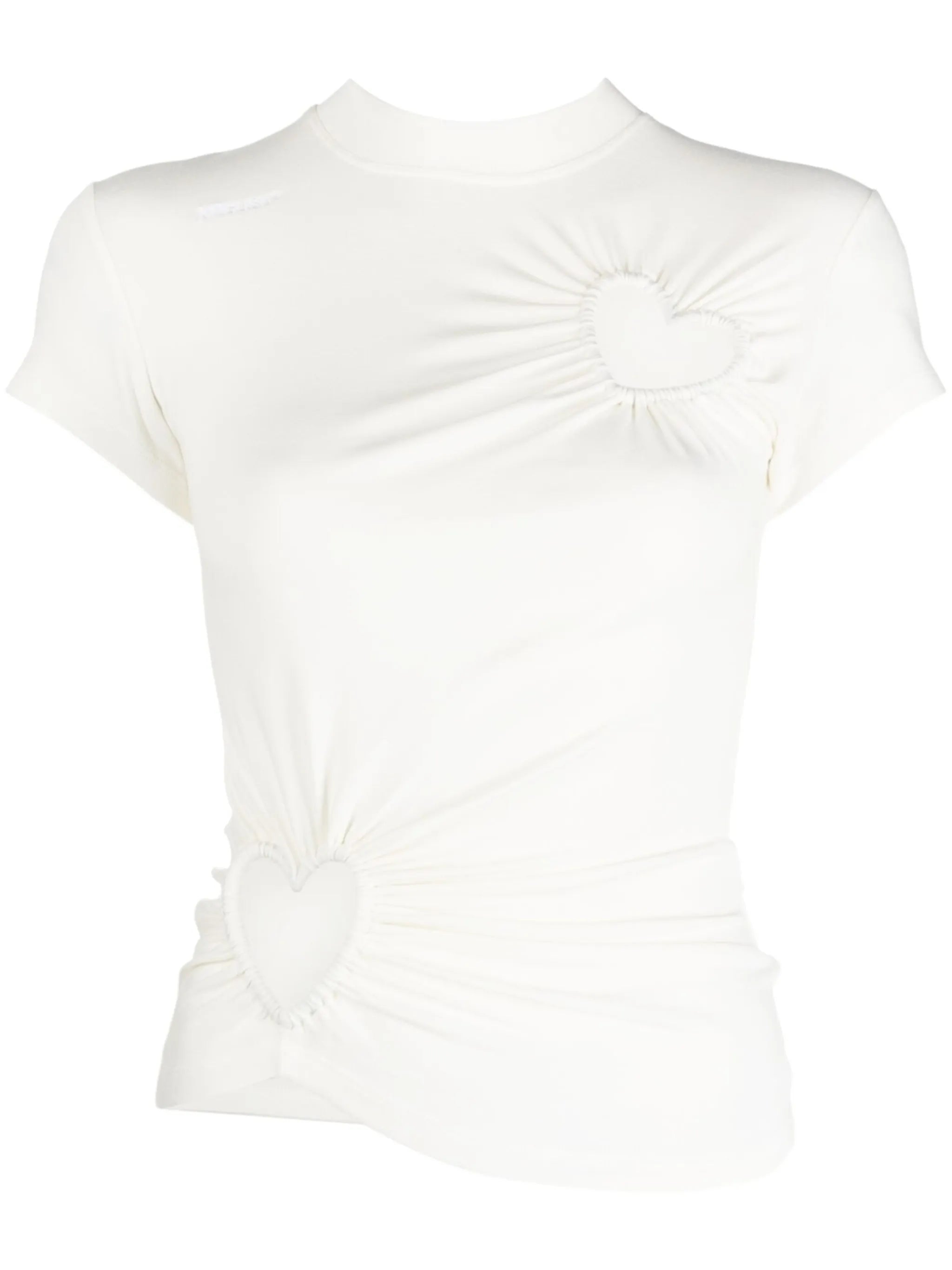 Hearts cut-out T-shirt