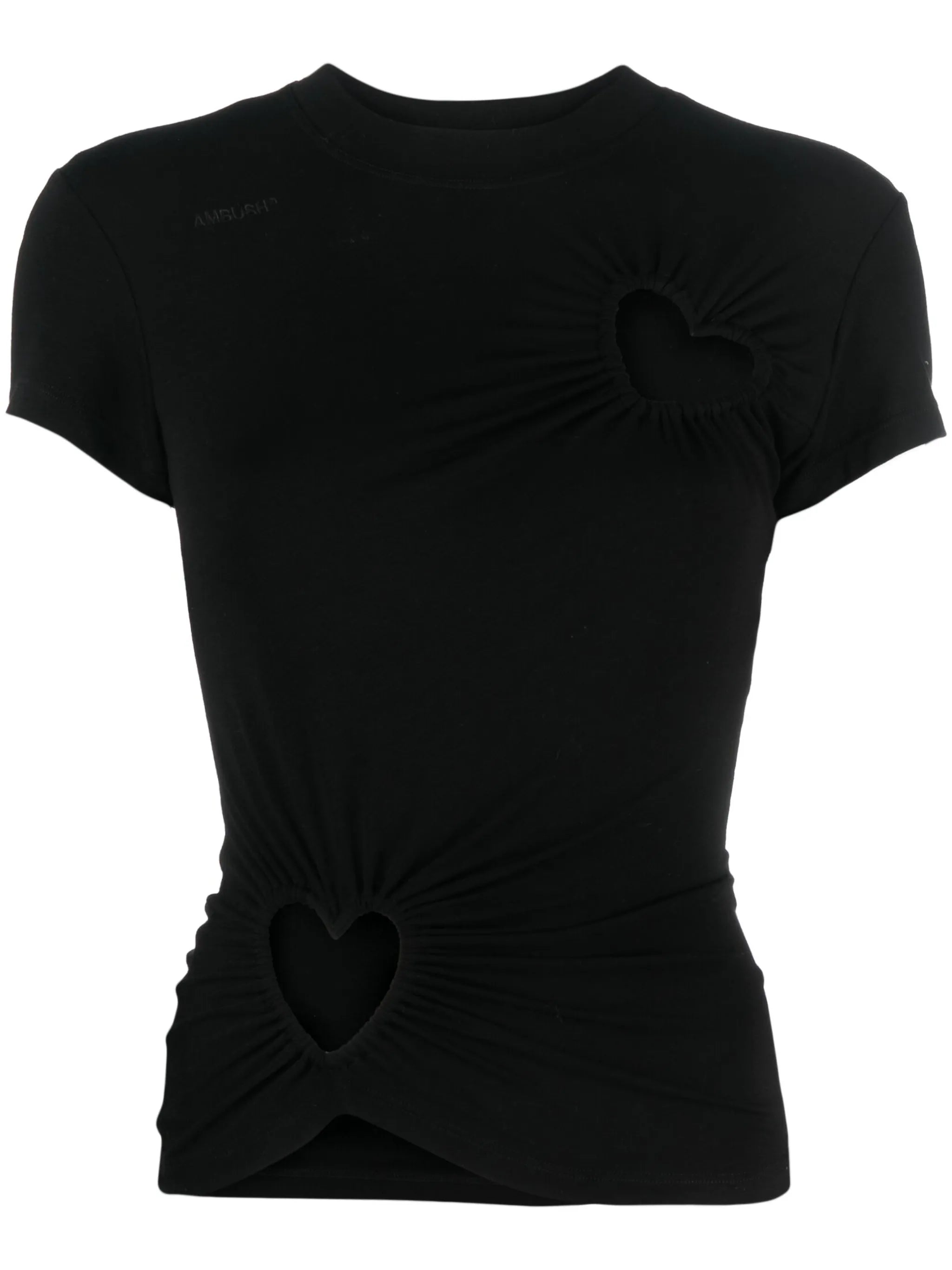 Hearts cut-out T-shirt