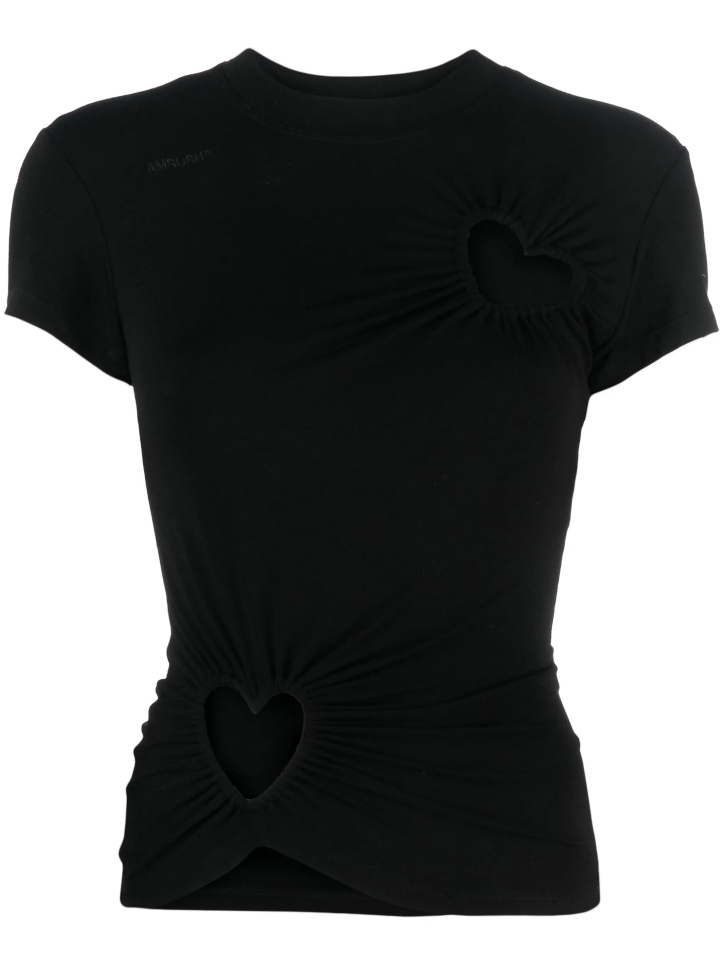 Hearts cut-out T-shirt
