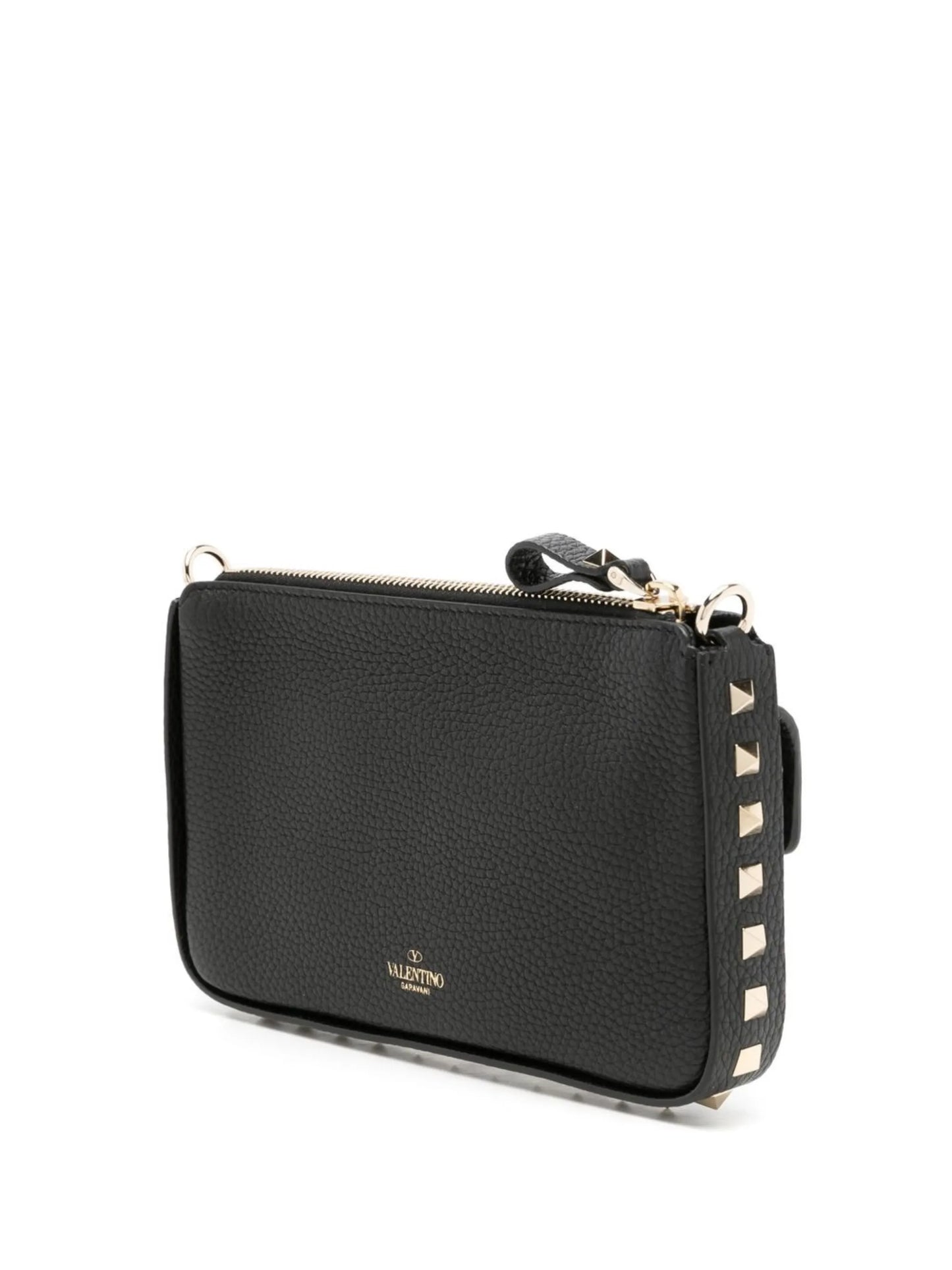 Rockstud leather crossbody bag