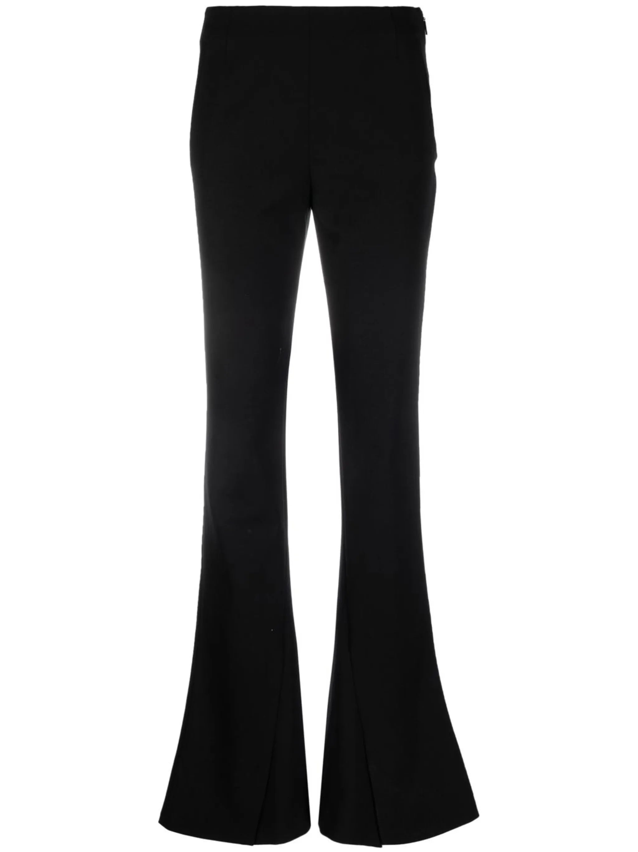 high-waisted split trousers